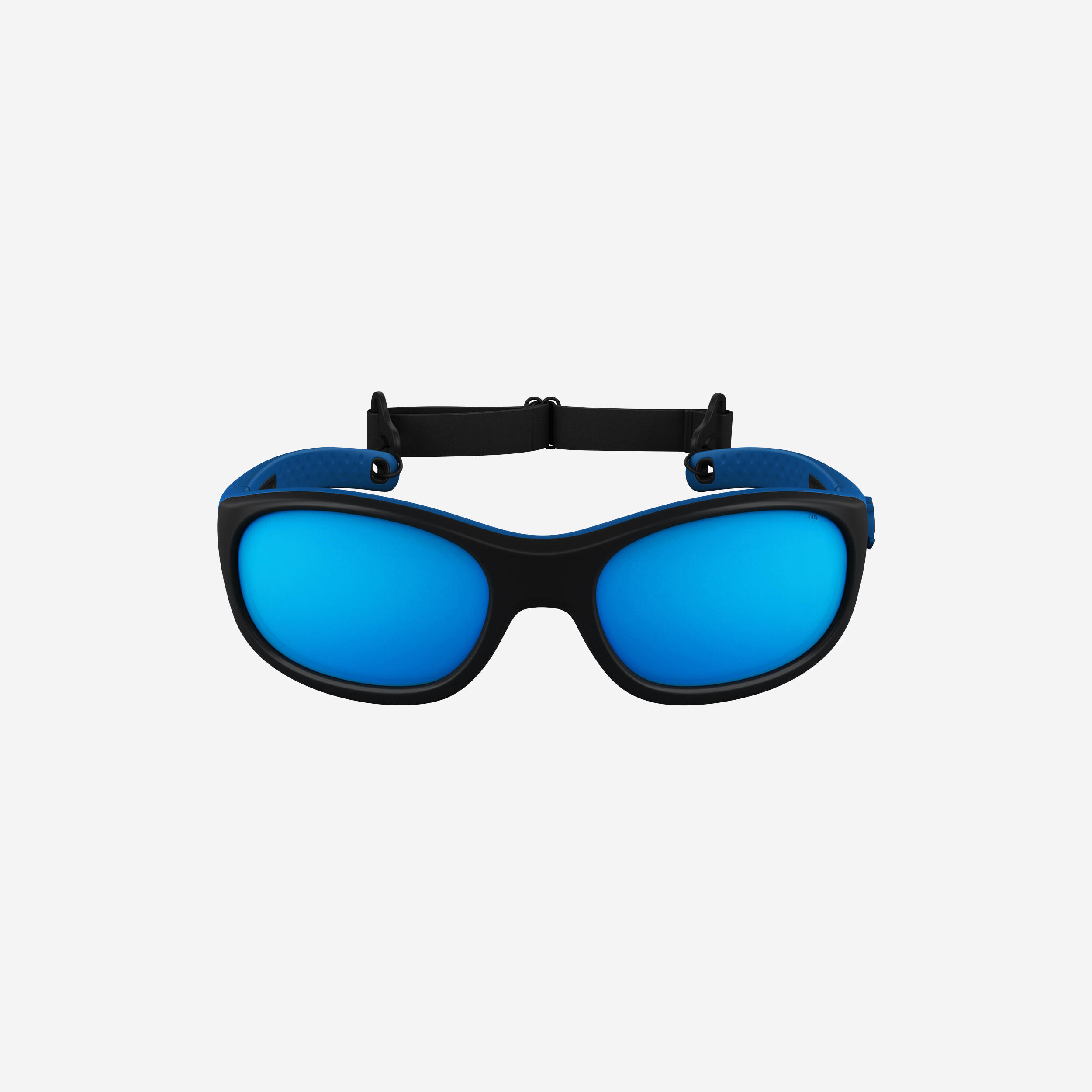 Kidsâ Hiking Category 4 Sunglasses â MH K 500 Black/Blue