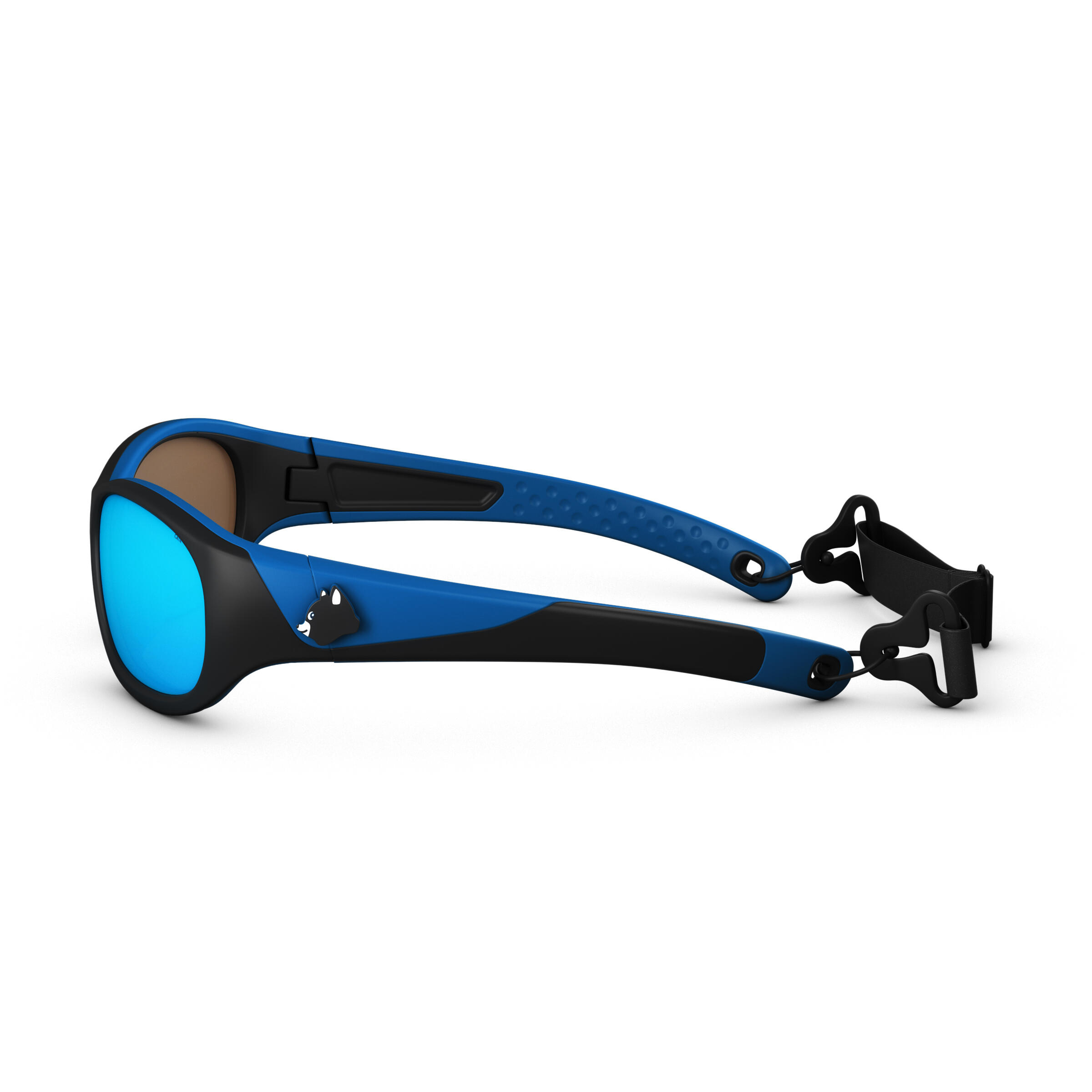 Kidsâ Hiking Category 4 Sunglasses â MH K 500 Black/Blue