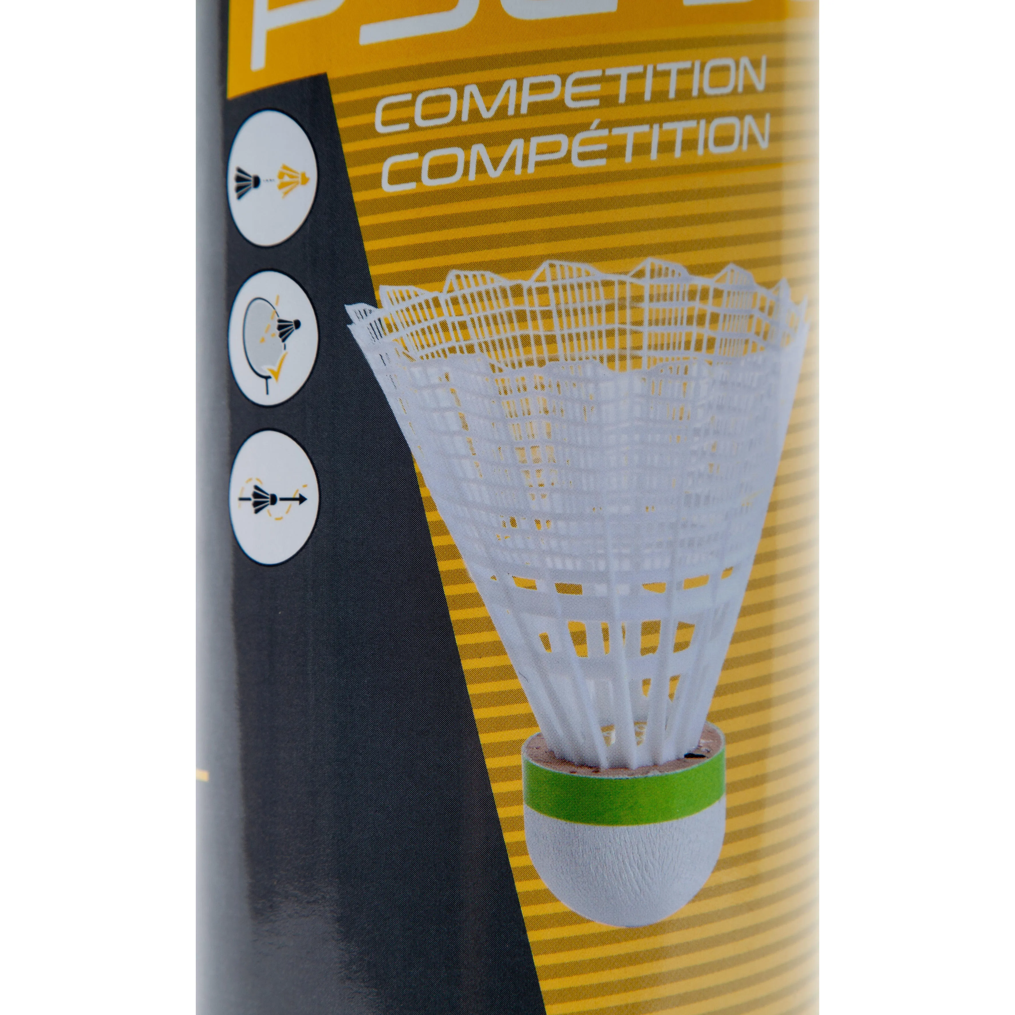 Plastic Badminton Birdie 6-pk - PSC 900 White