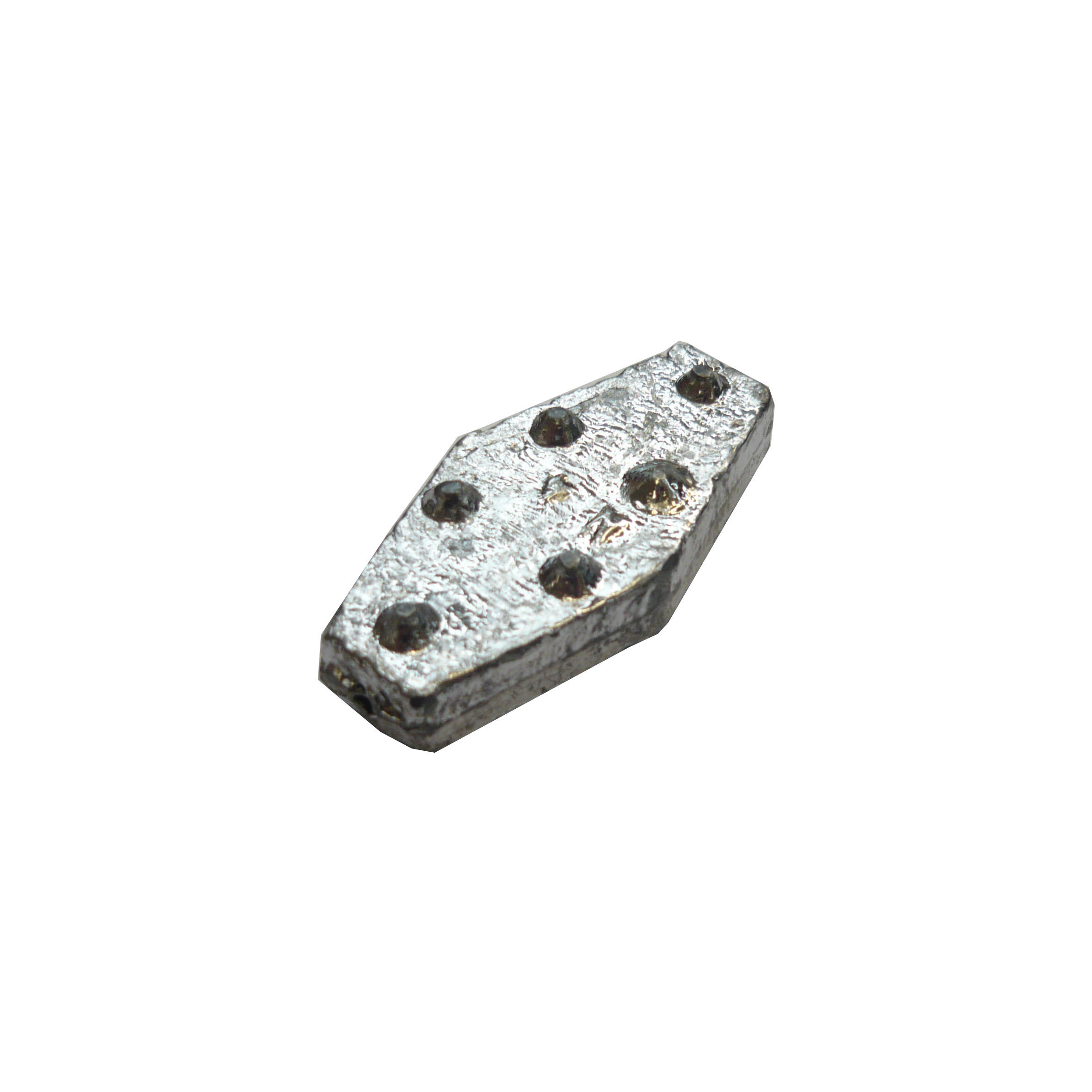 Hexagonal Studded Fishing Sinker