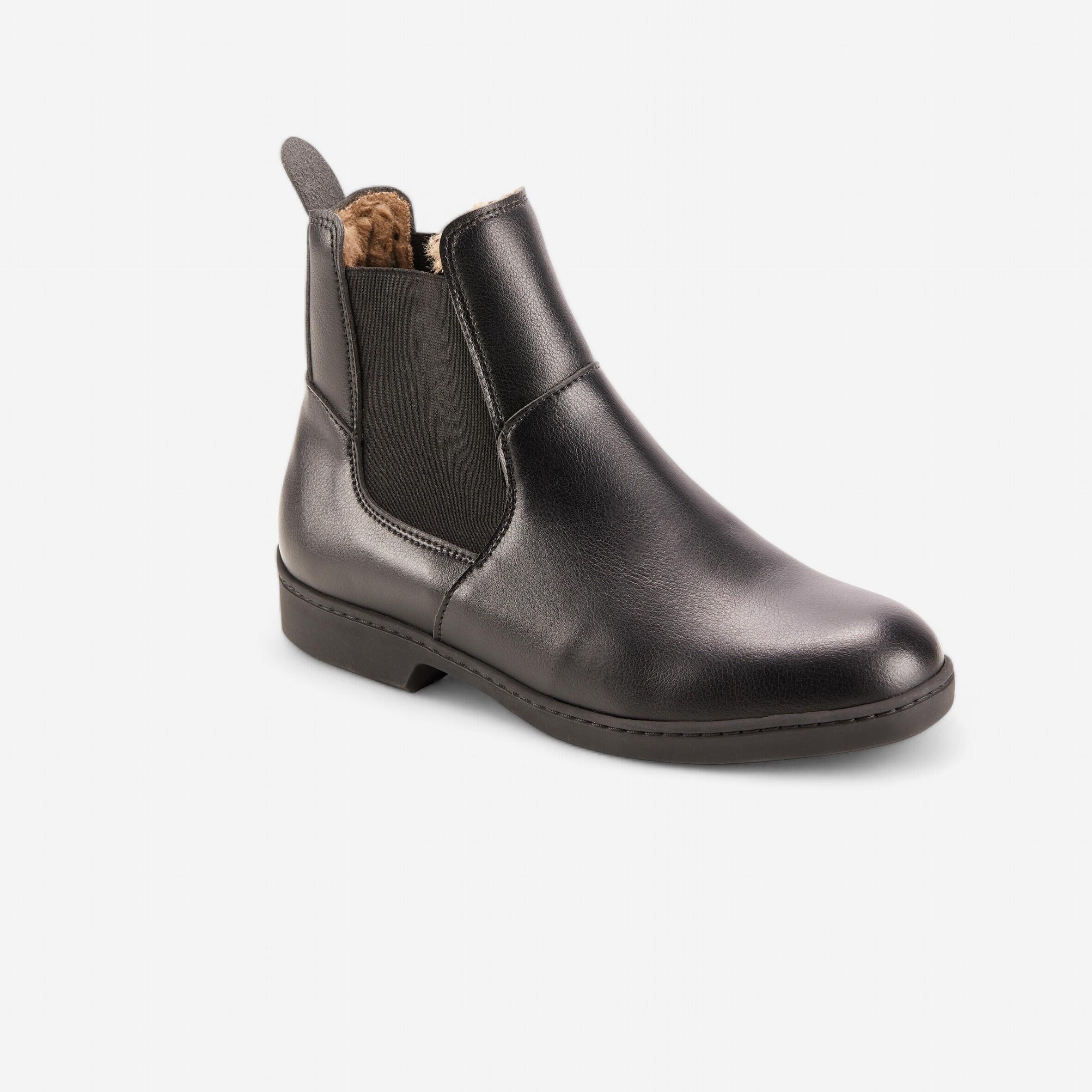 Warm Horseback Riding Jodhpur Boots, 500
