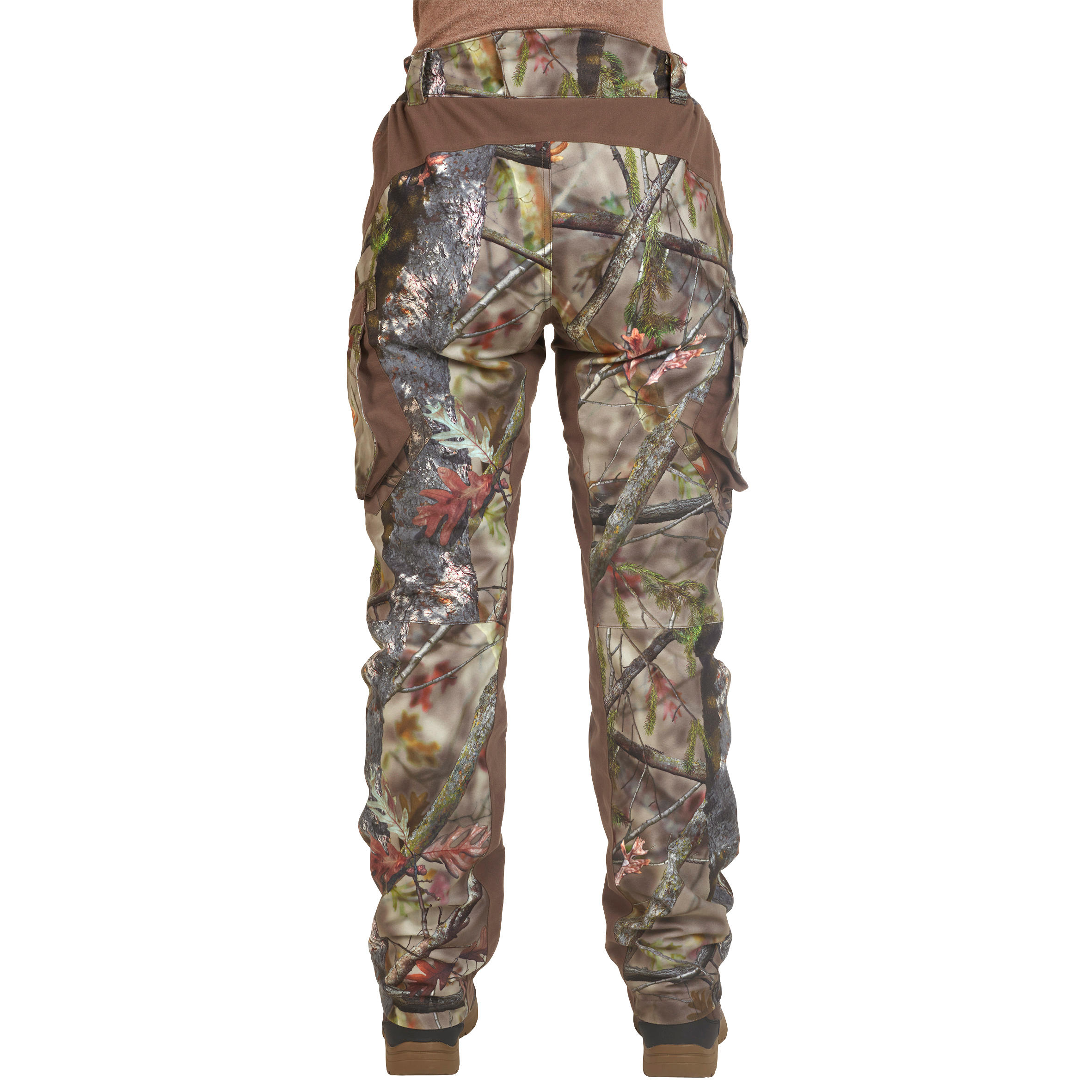 Women’s Hunting Trousers Warm Waterproof Silent - 500 Camo