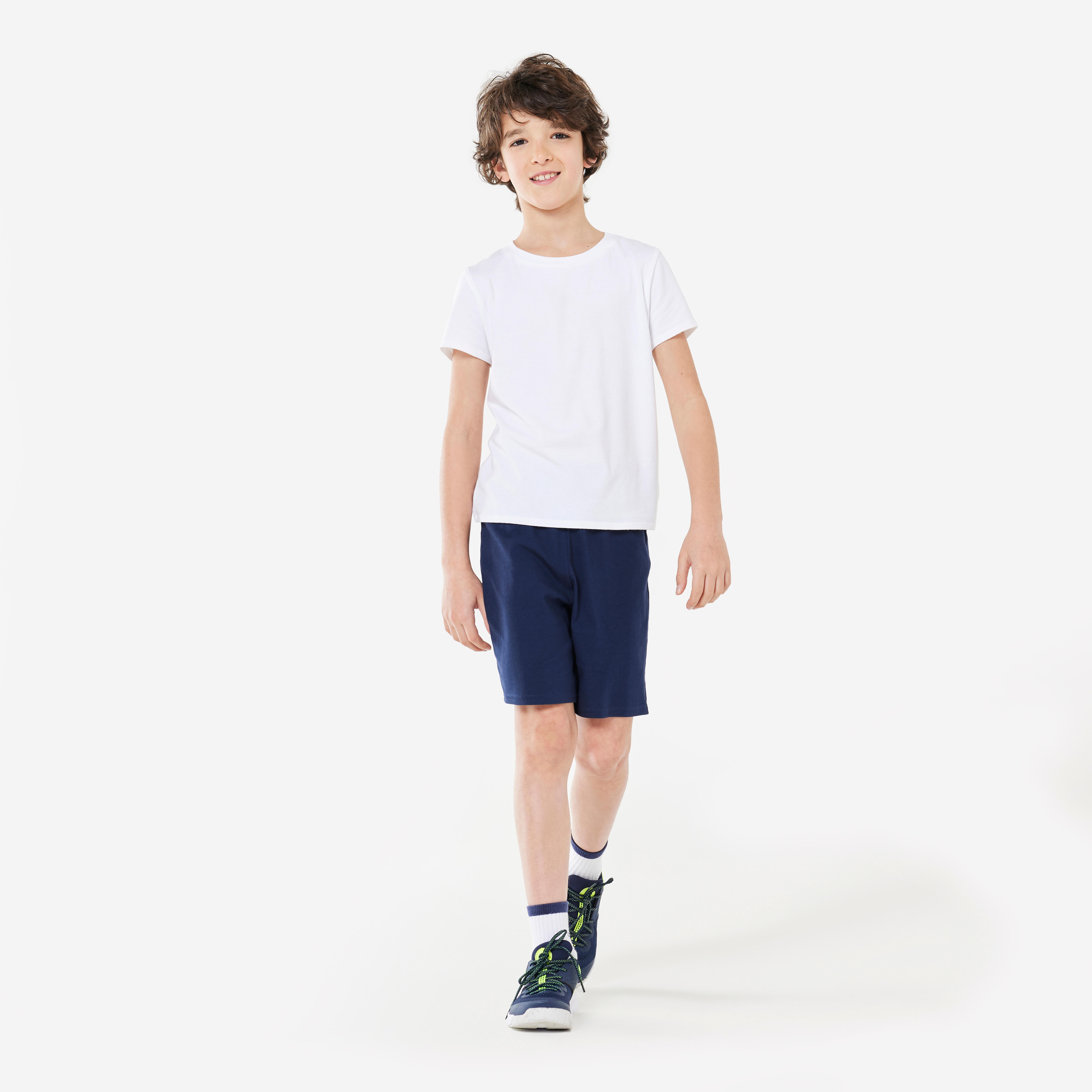 Kids' Gym Shorts - 100 Navy Blue