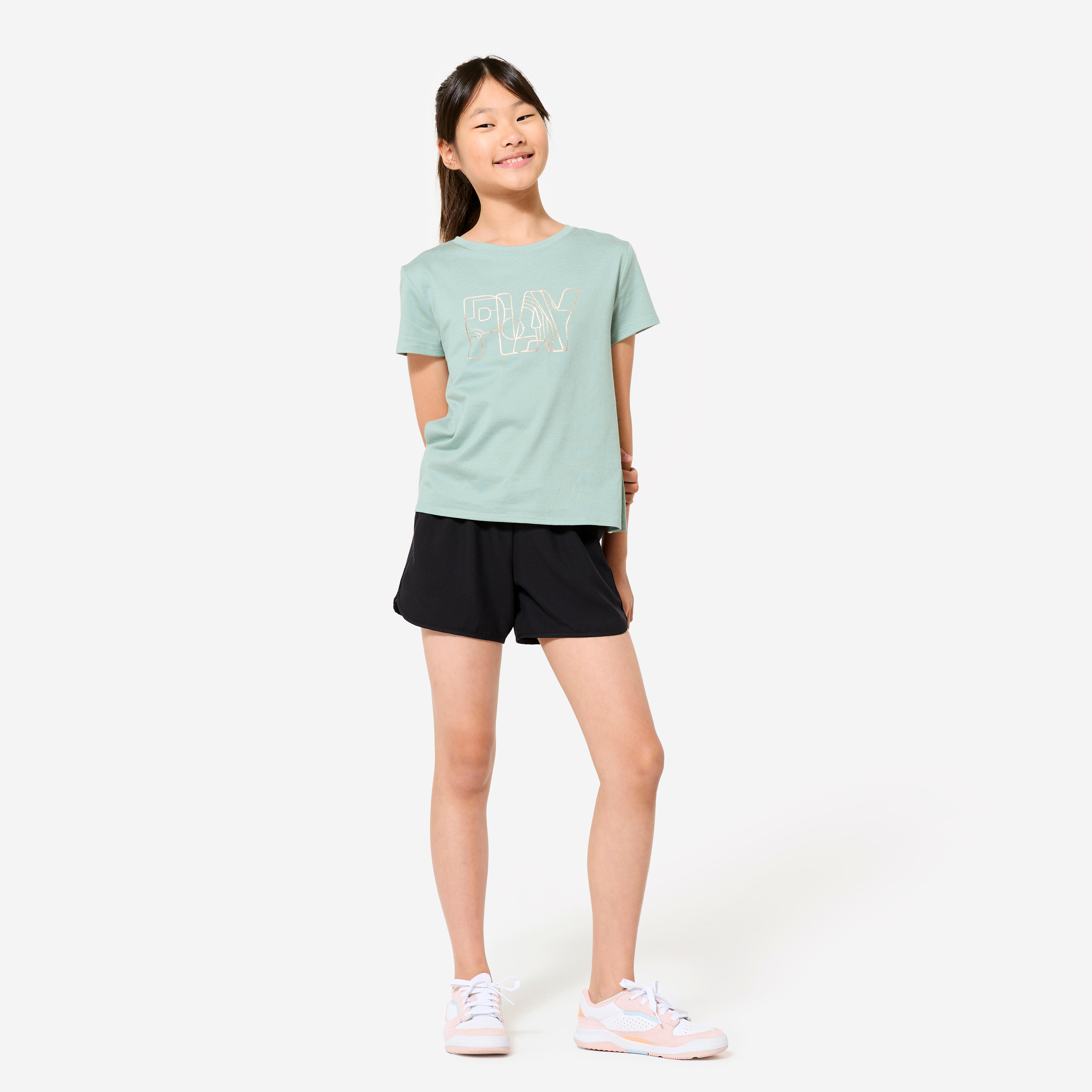 Girls' Breathable Sport Shorts â W 500