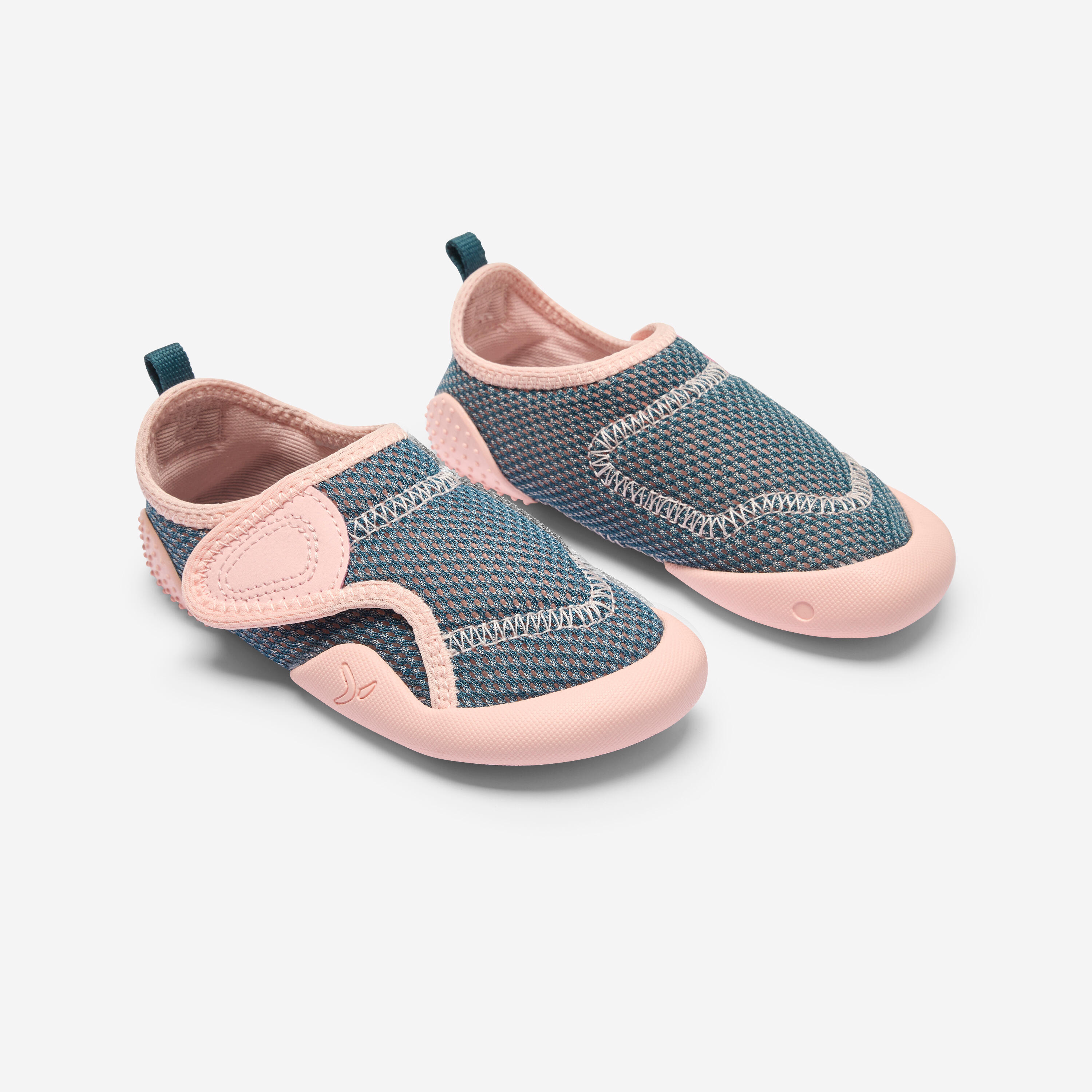 Kids’ Non-Slip Booties - Babylight Blue/Pink