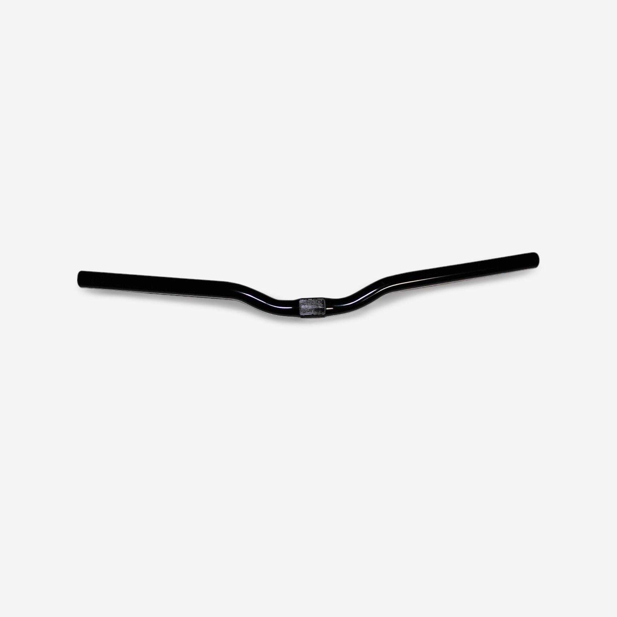 25.4 / 620 mm Steel MTB Handlebar - 50 mm Rise Black