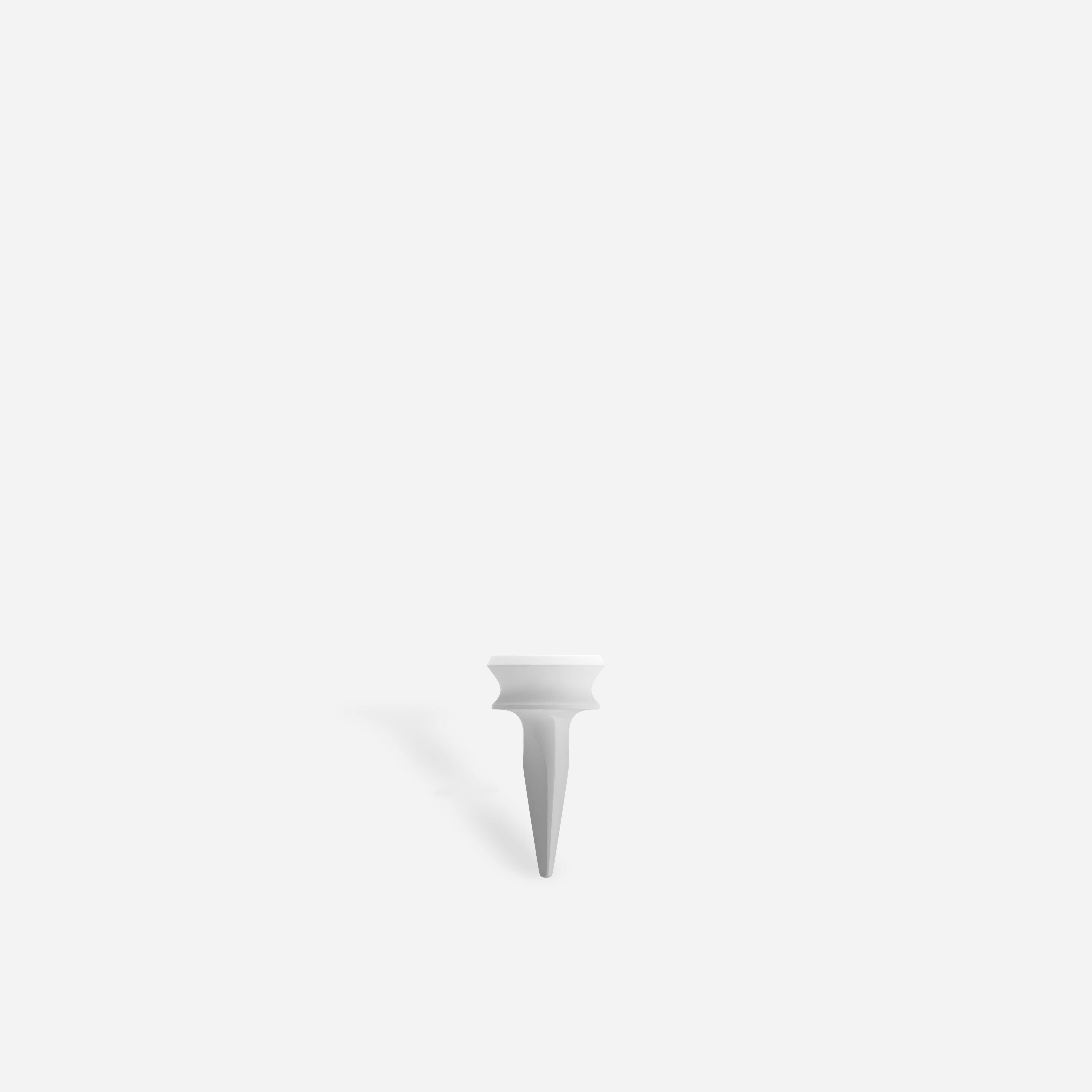 Golf Plastic Step Tees - Inesis 100 White x10 6 mm