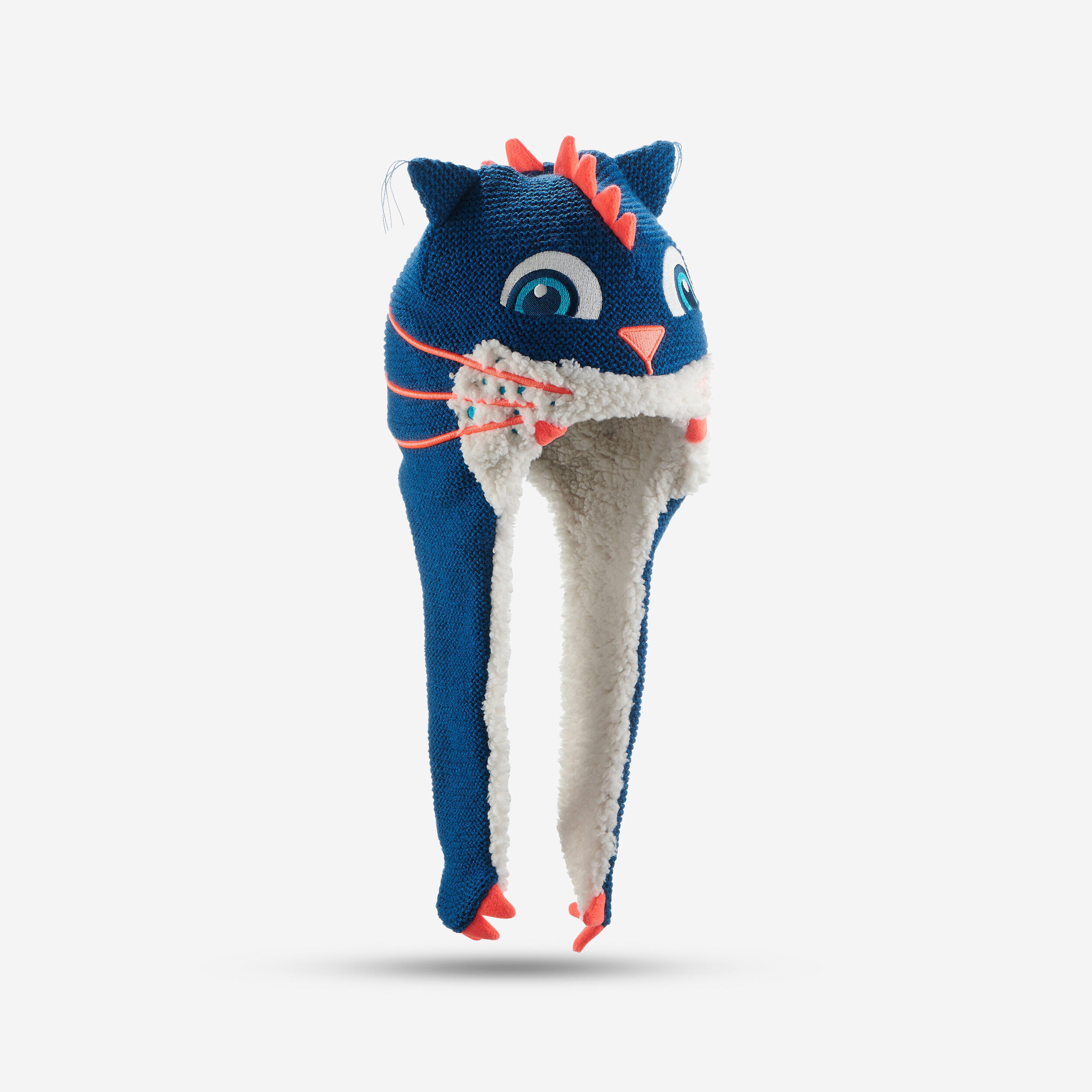 Kids' Ski Monstercat Peruvian Hat â Blue
