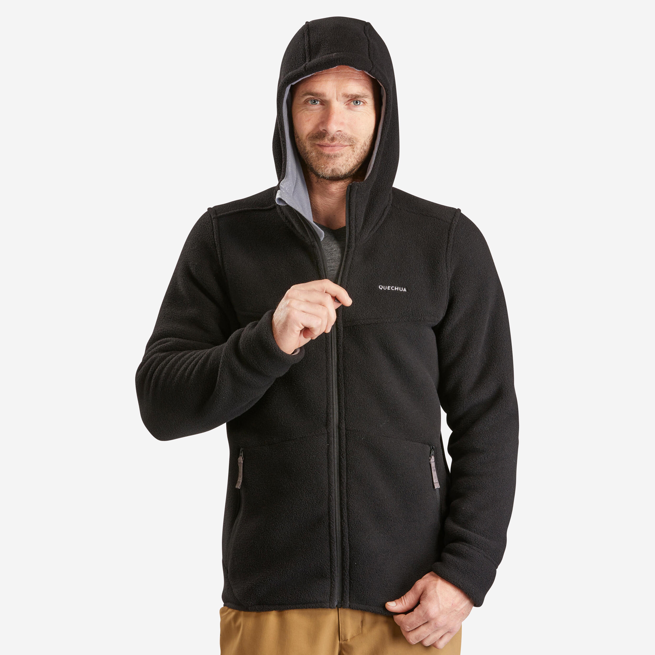 Menâs Fleece Hoodie Jacket - SH 500