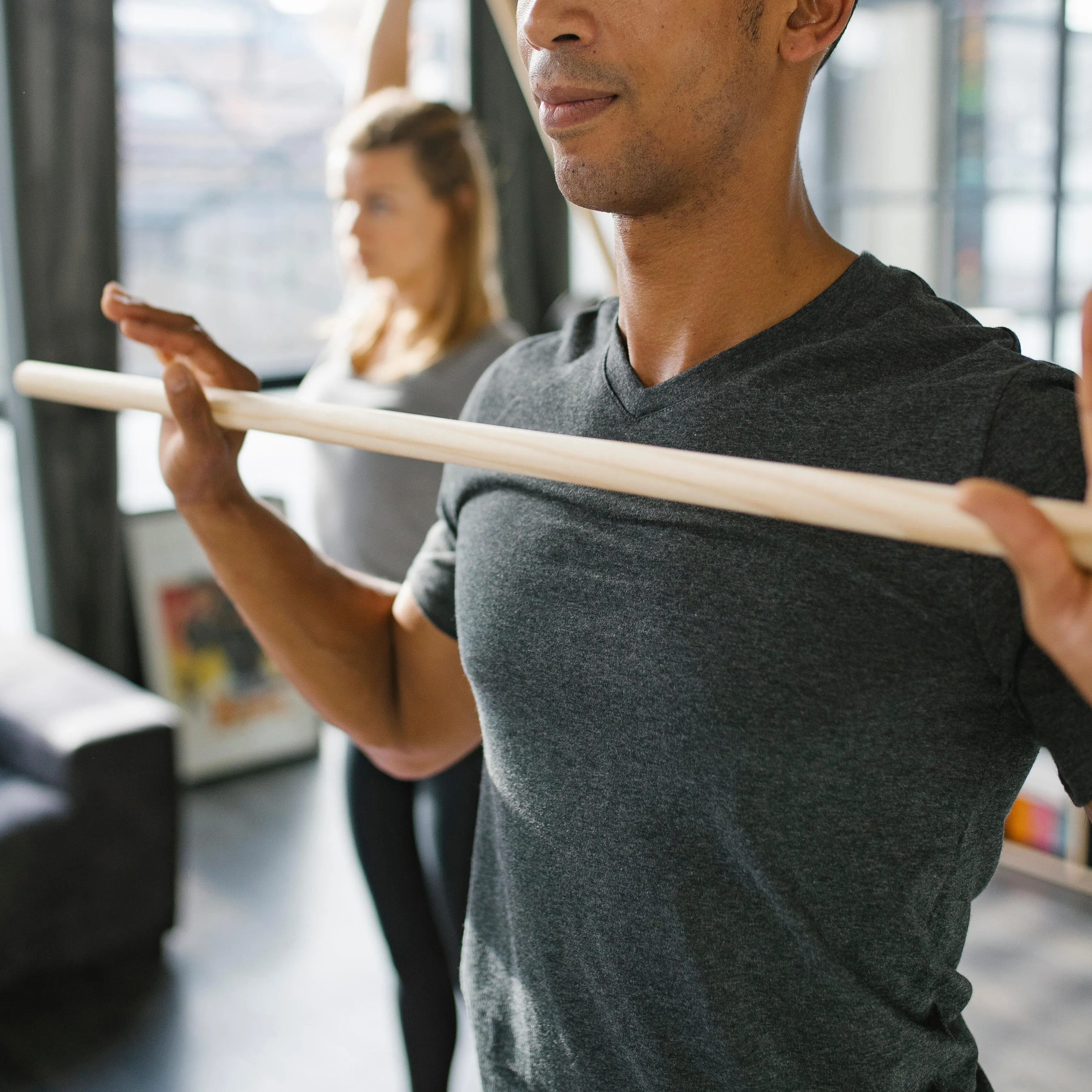Fitness Wood Gym Bar