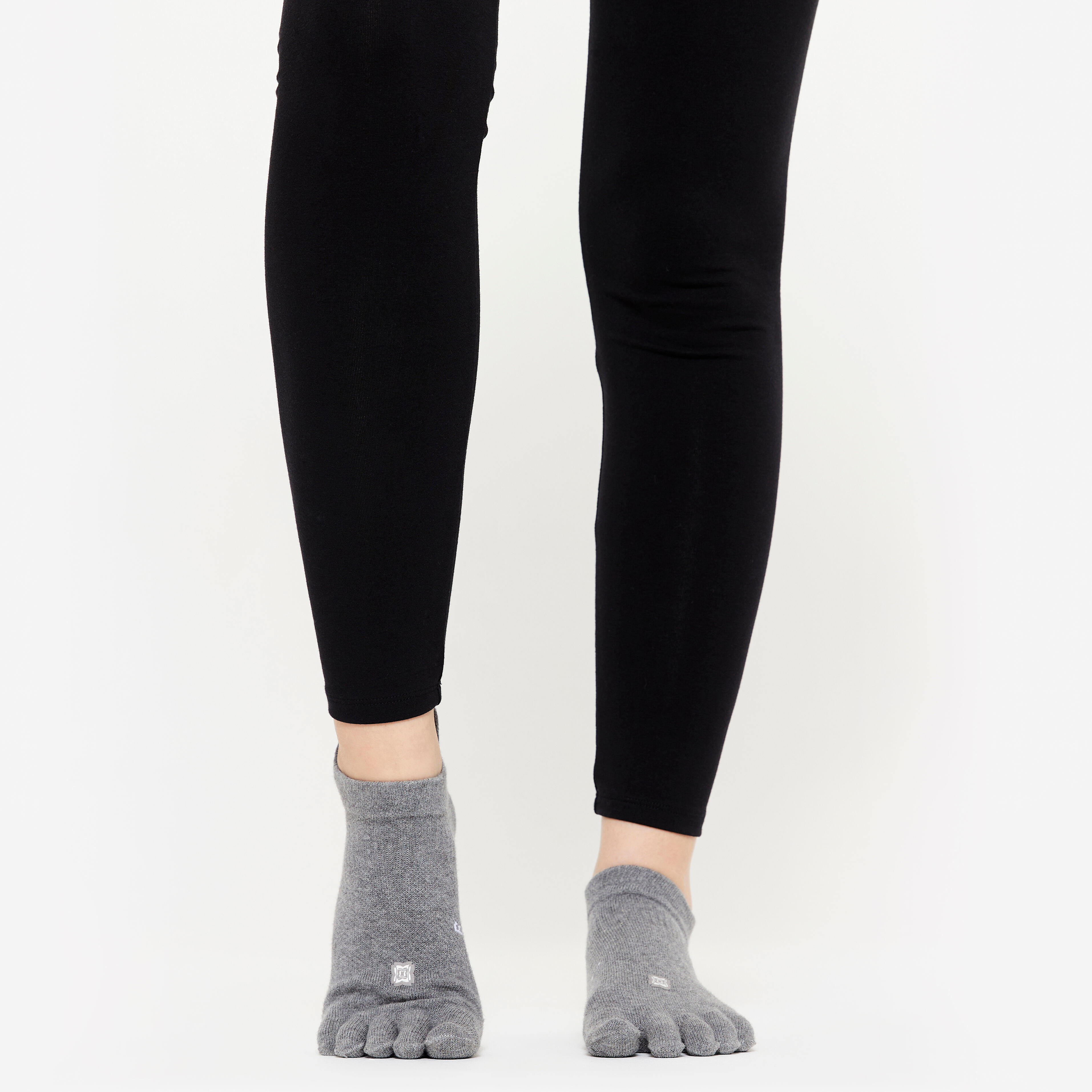 Yoga Non-Slip Toe Socks - Grey