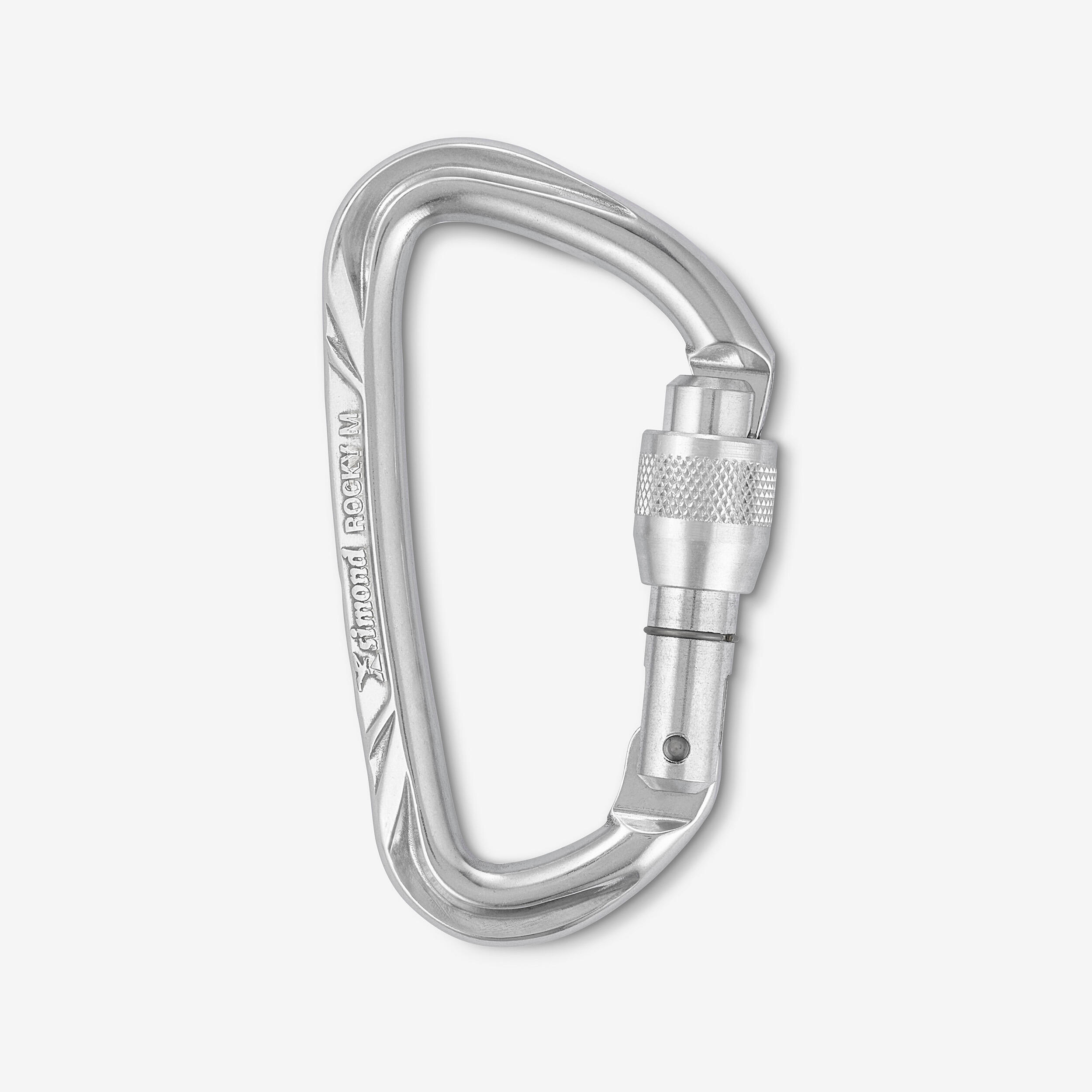 Climbing Screwgate Carabiner - Rocky M Polish