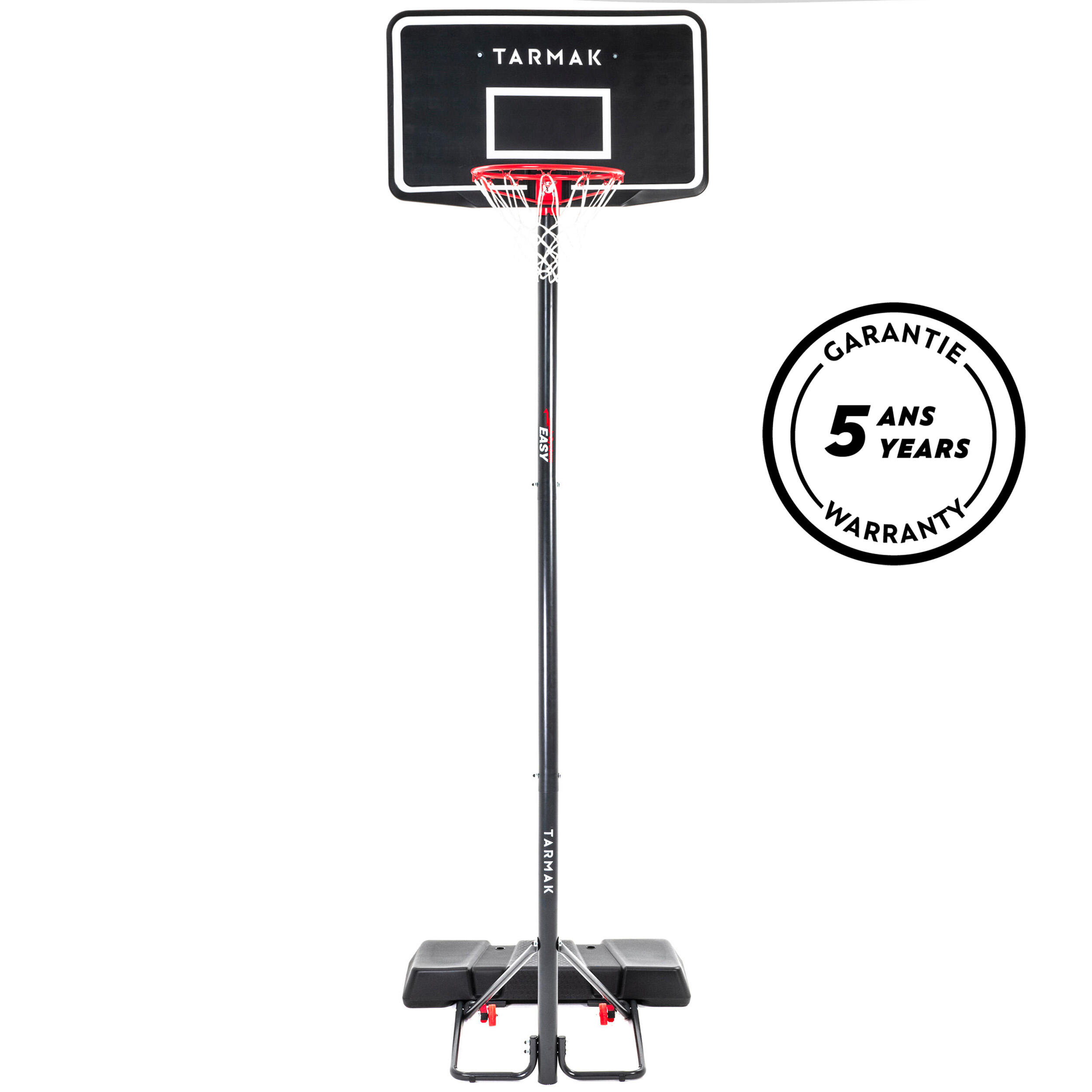 Basketball Hoop with Adjustable Stand - B 100 Easy Black