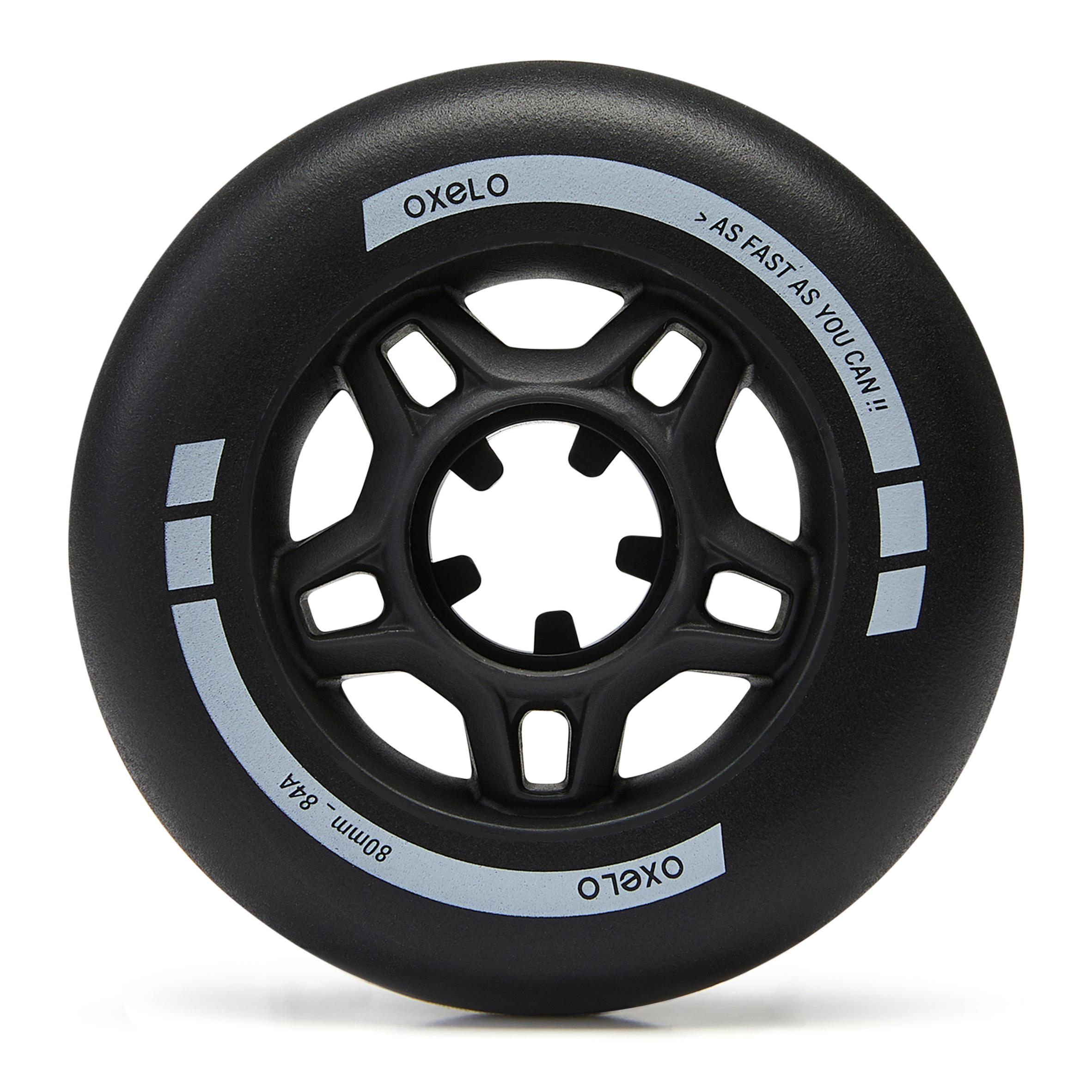 Inline Skate Wheels 4-Pack 80 mm 84A â Fit