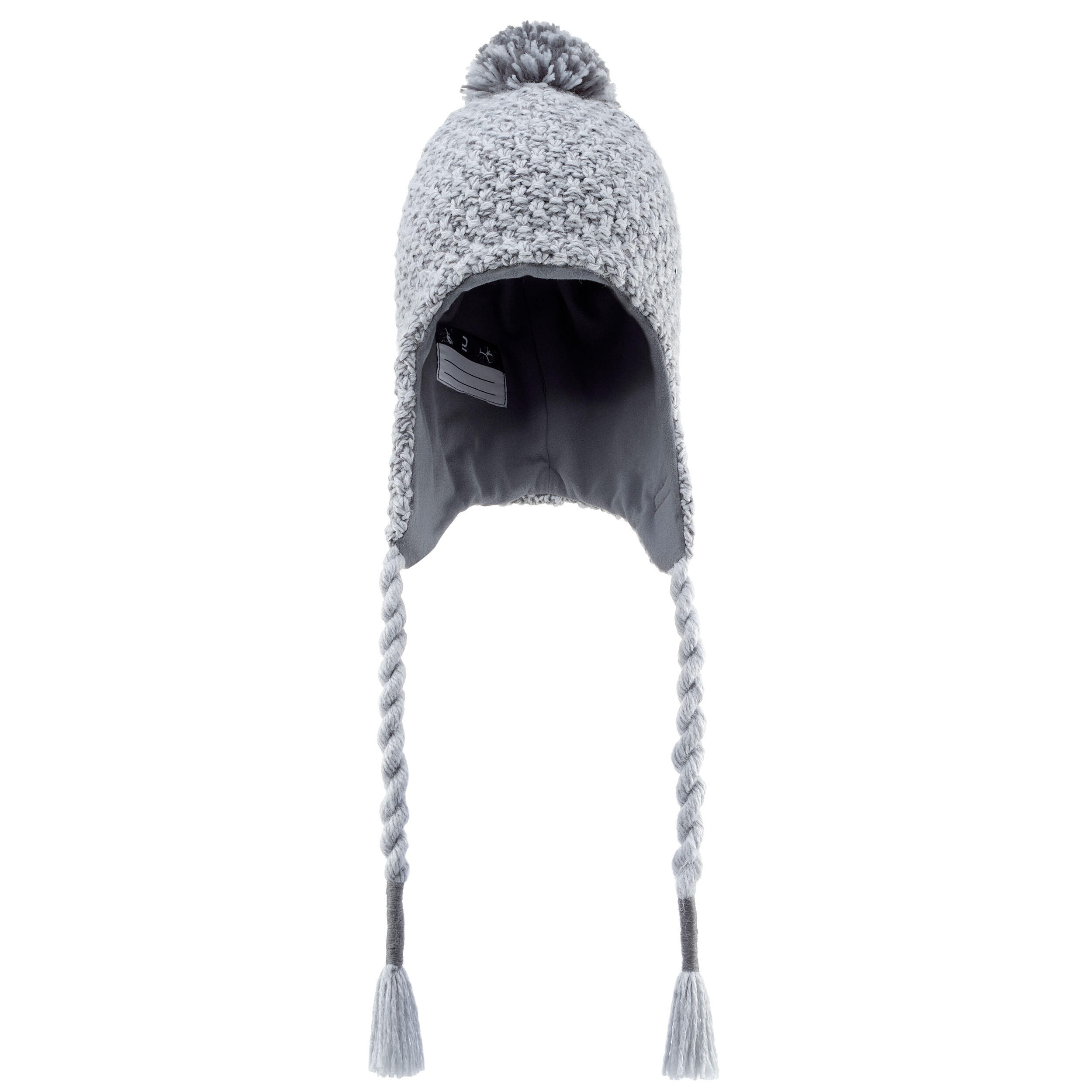 Kids' Timeless Peruvian Ski Hat - Grey