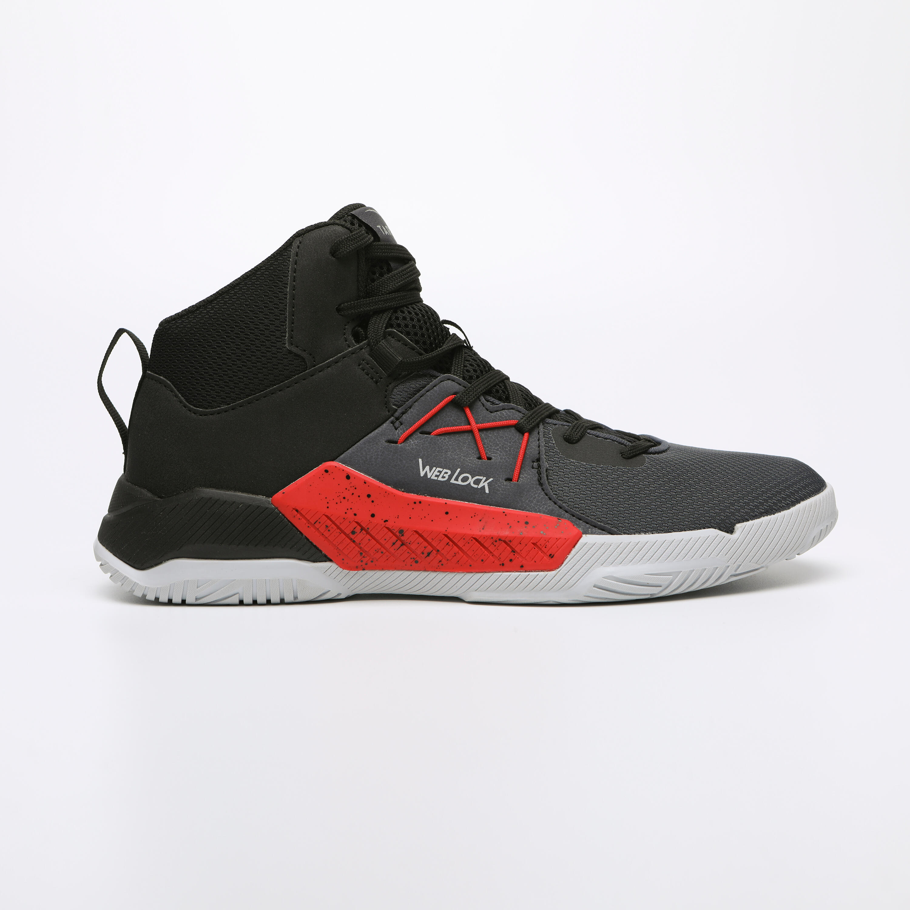 Menâs/Womenâs Beginner Basketball Shoes â ProtectÂ 120 Black/Red