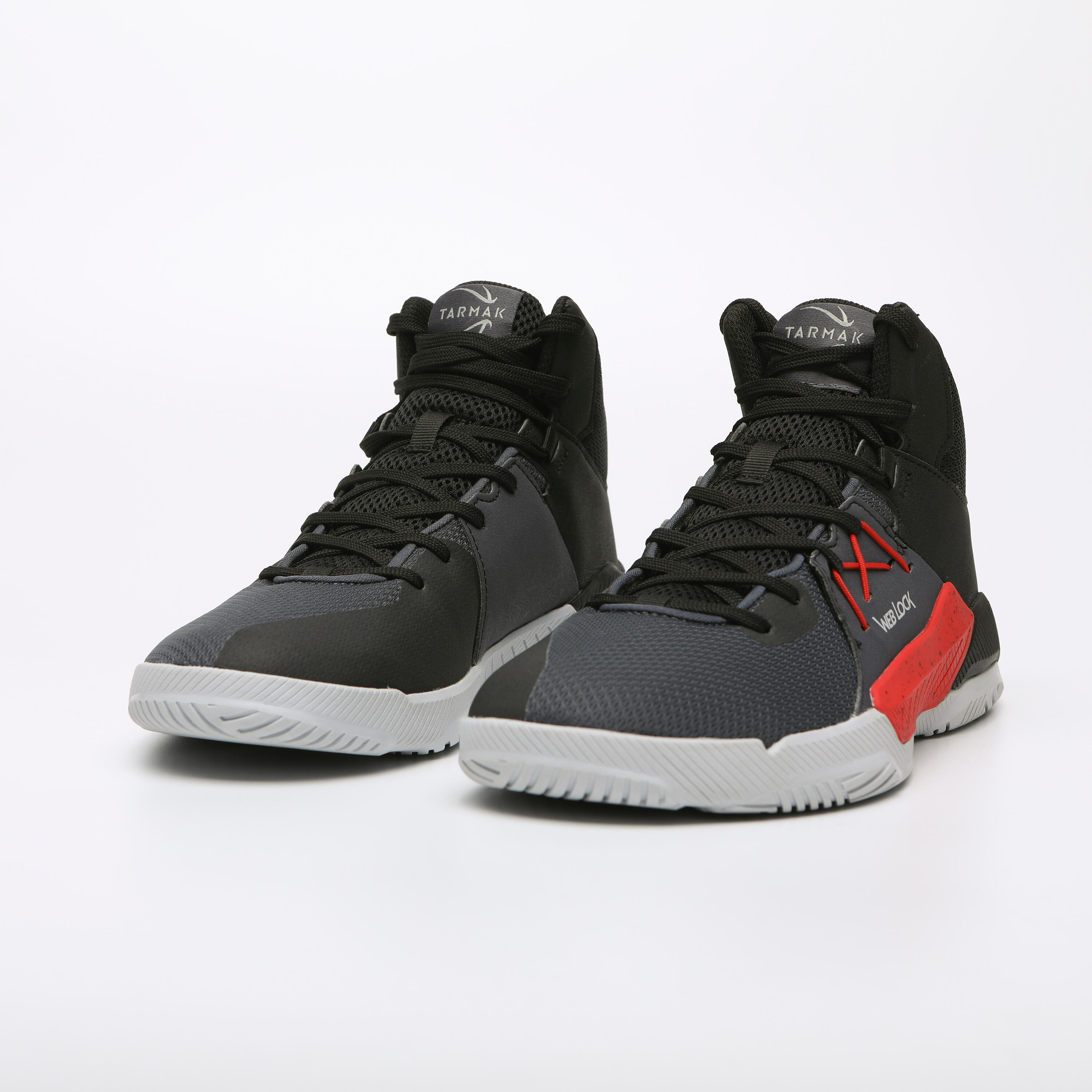Menâs/Womenâs Beginner Basketball Shoes â ProtectÂ 120 Black/Red