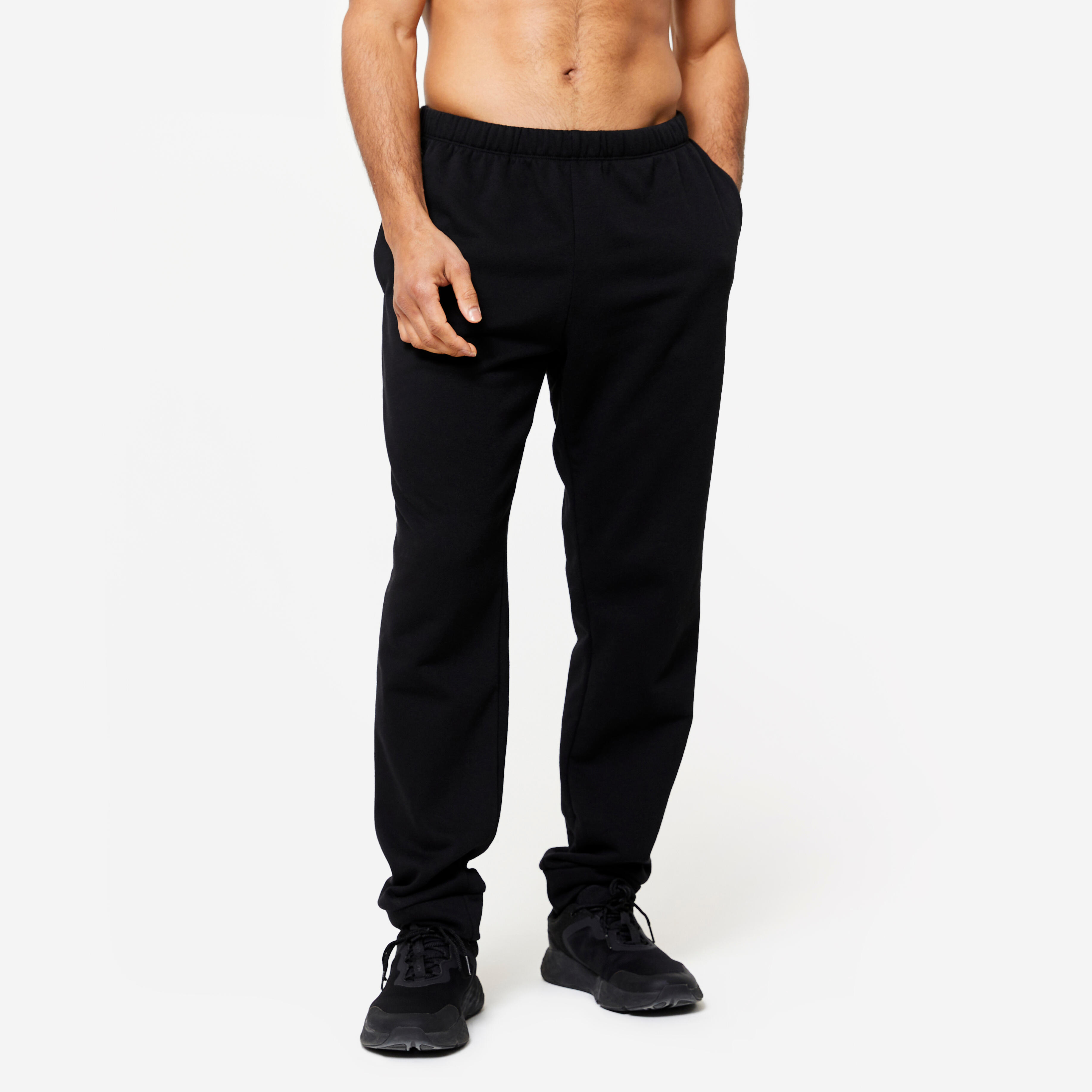 Menâs Warm Fitness Pants - 100 Black