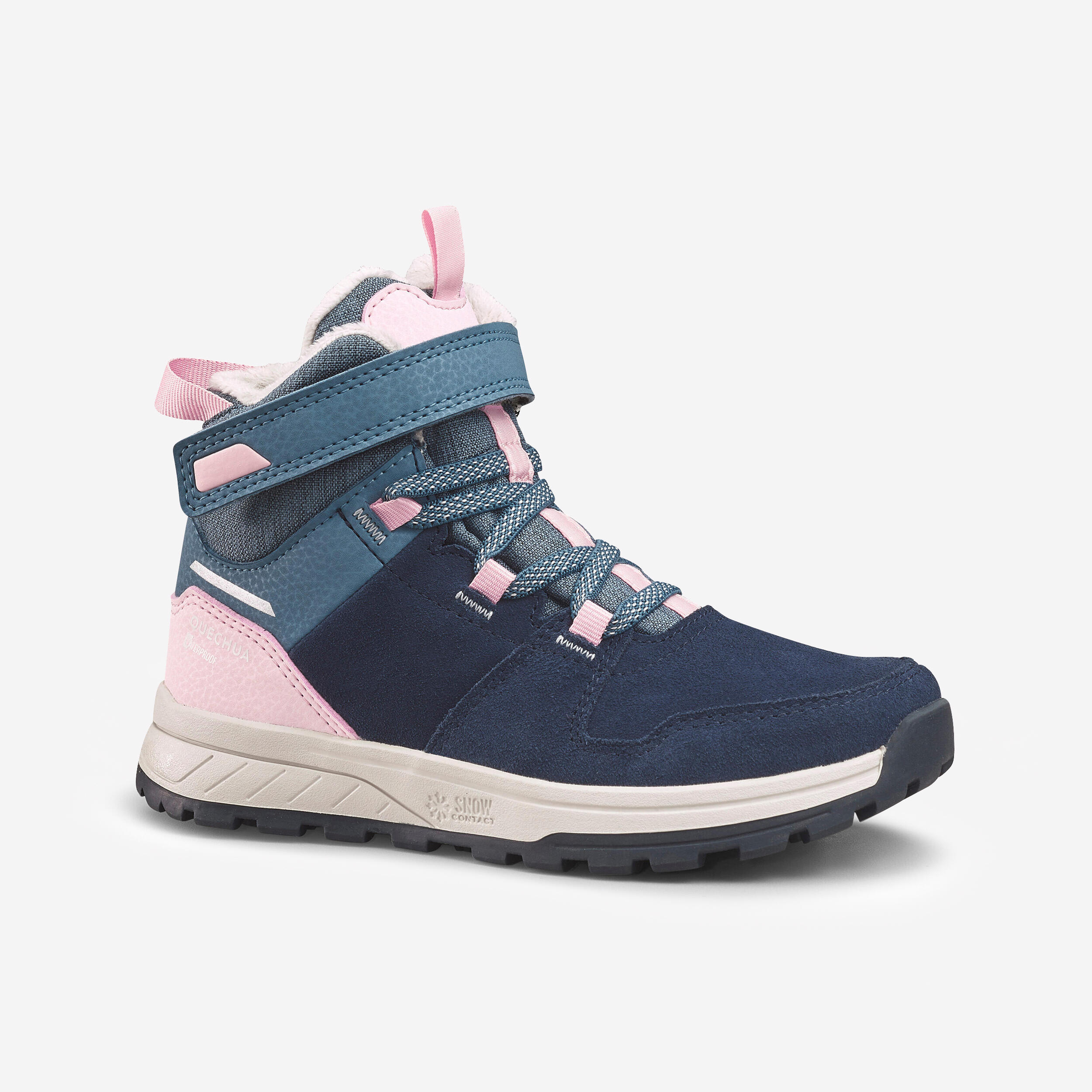 Kidsâ Winter Boots - SH 500 Blue