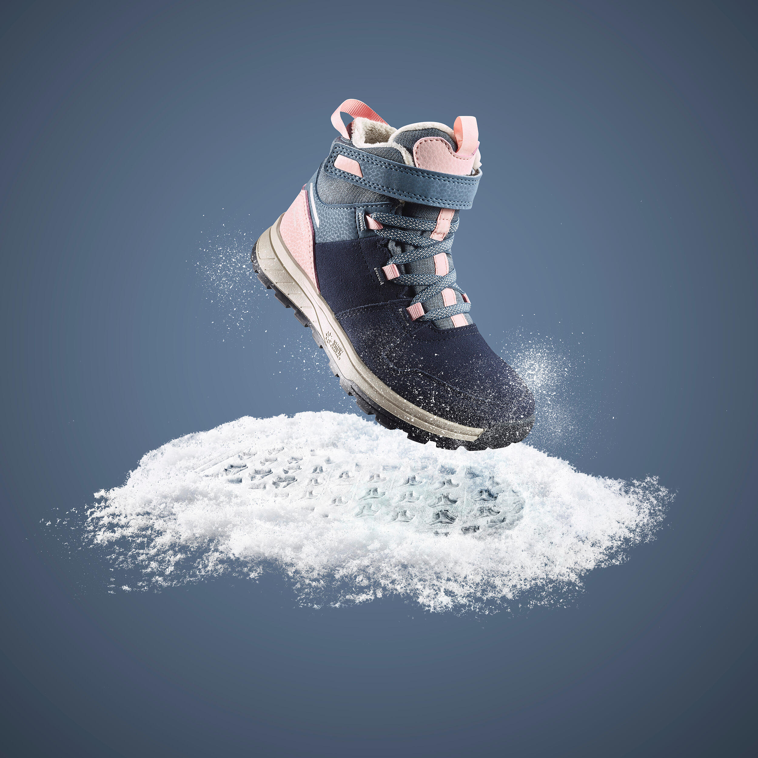 Kidsâ Winter Boots - SH 500 Blue