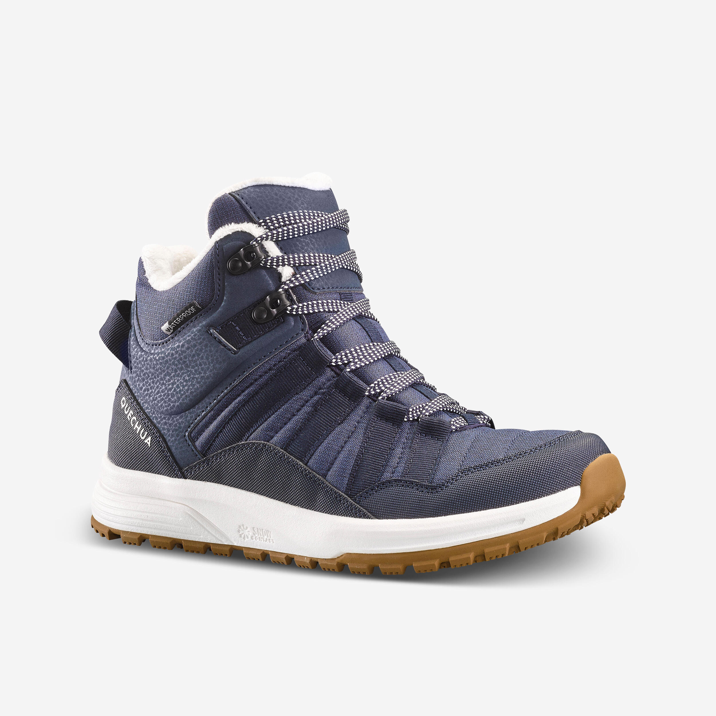 Womenâs Winter Boots - SHÂ 500 Grey