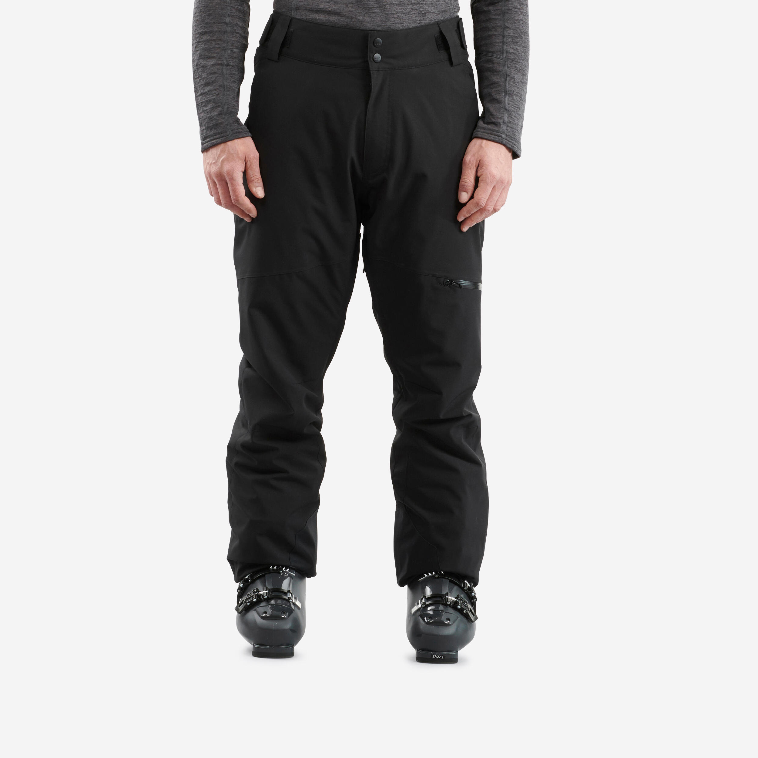 Menâs Very Warm and Breathable Ski and Snowboard Pants, 500