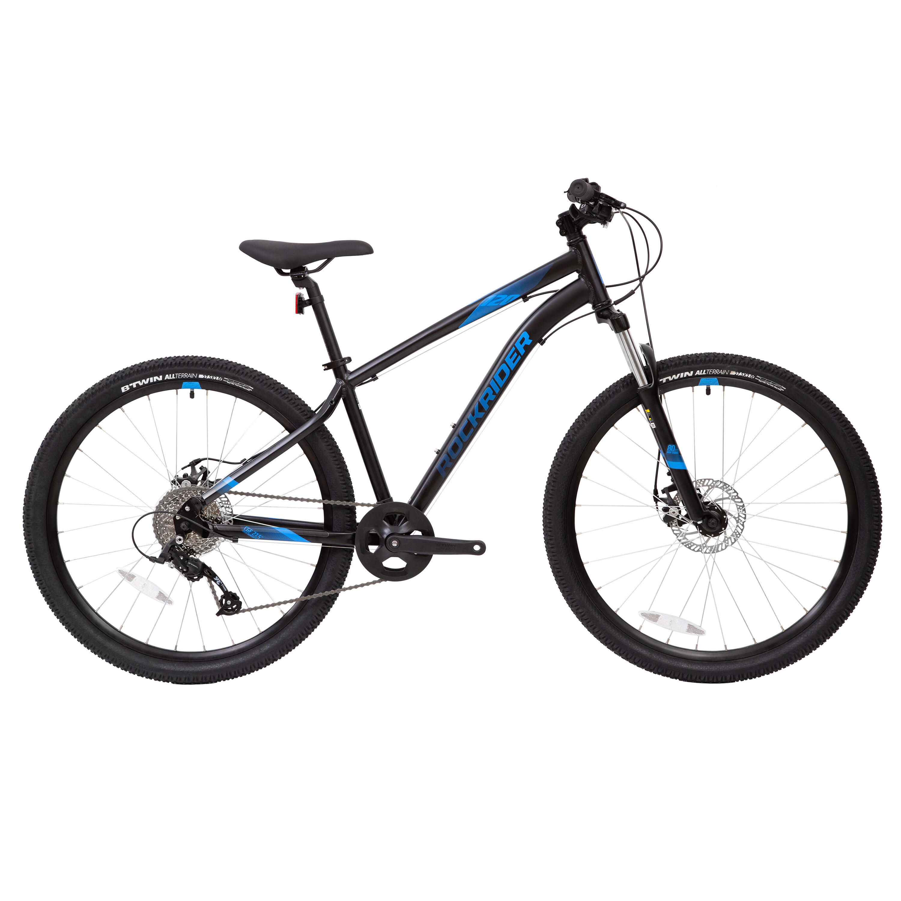 Mountain Bike 9-Speed 27.5 in, ST 120 Black