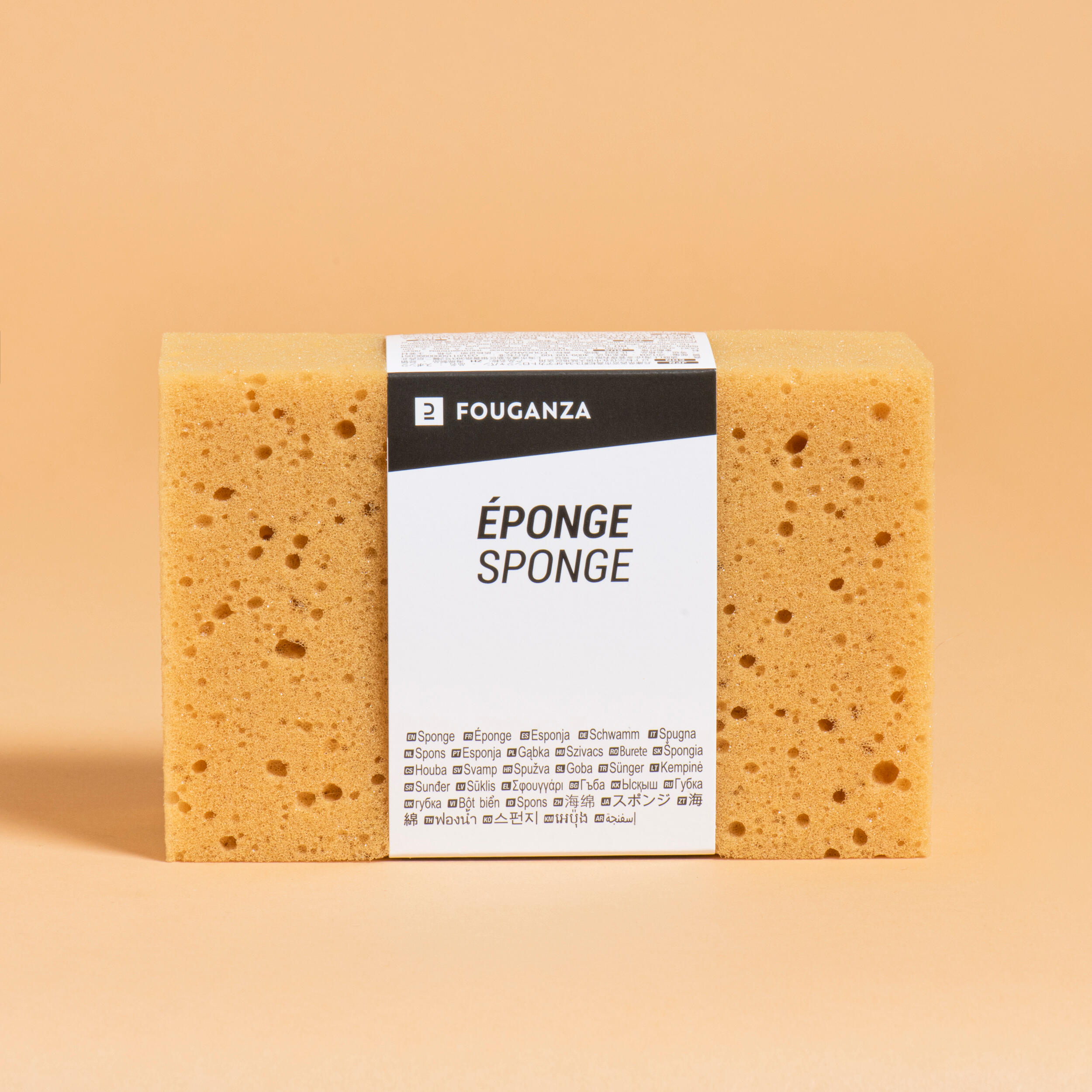 Horseback riding grooming sponge