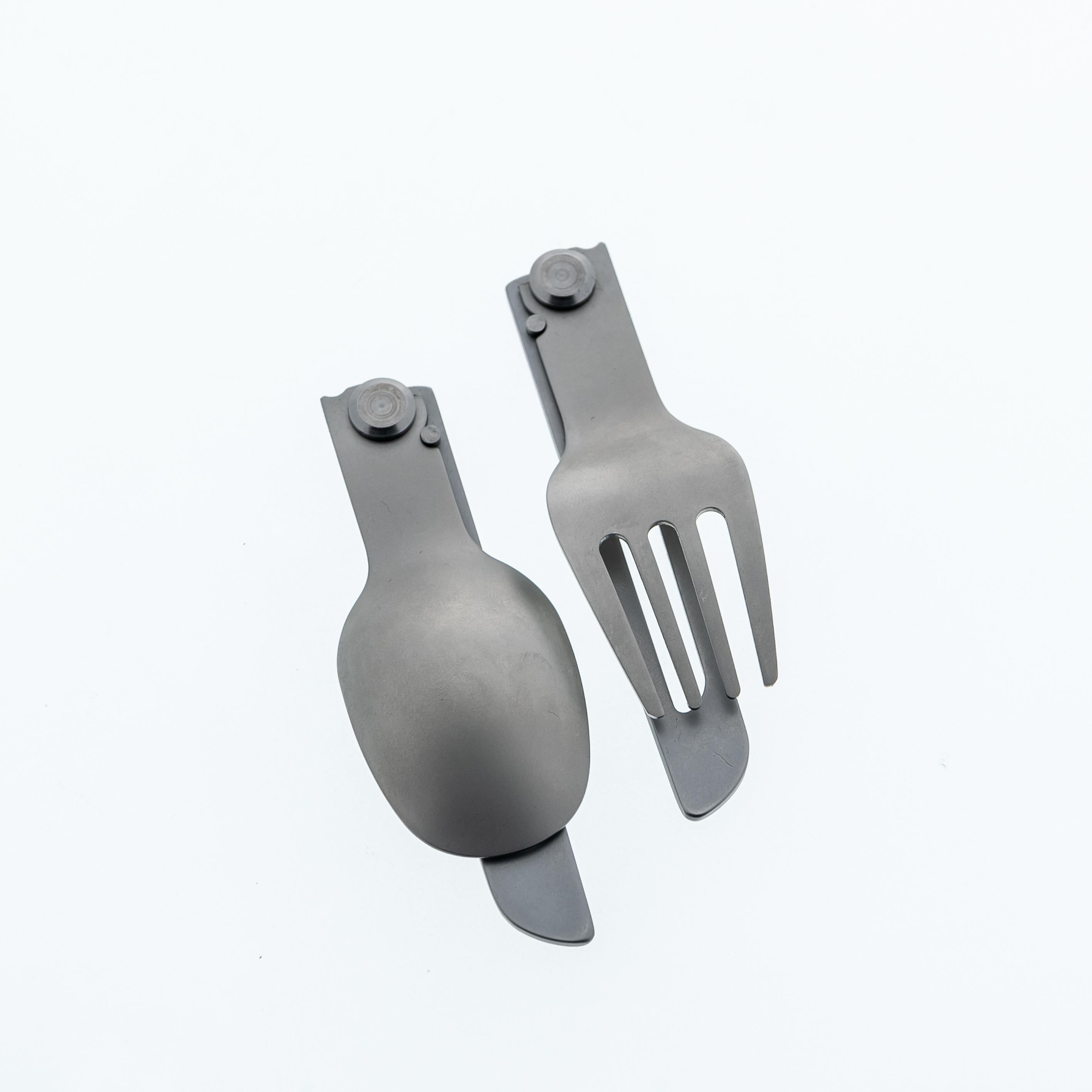 MH500 Folding Stainless Steel Hiking and Camping Cutlery (Fork, Spoon)