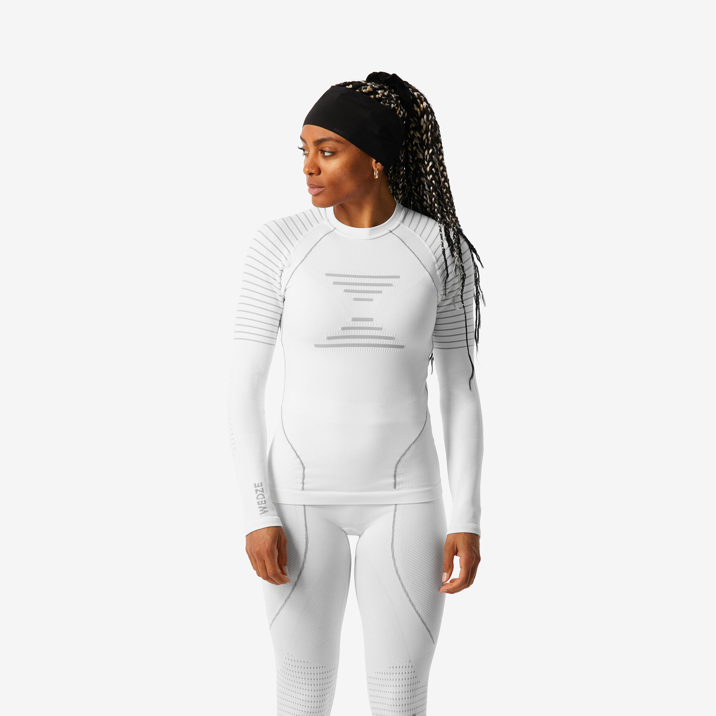 Womenâs Warm Base Layer Top - BL 980 White