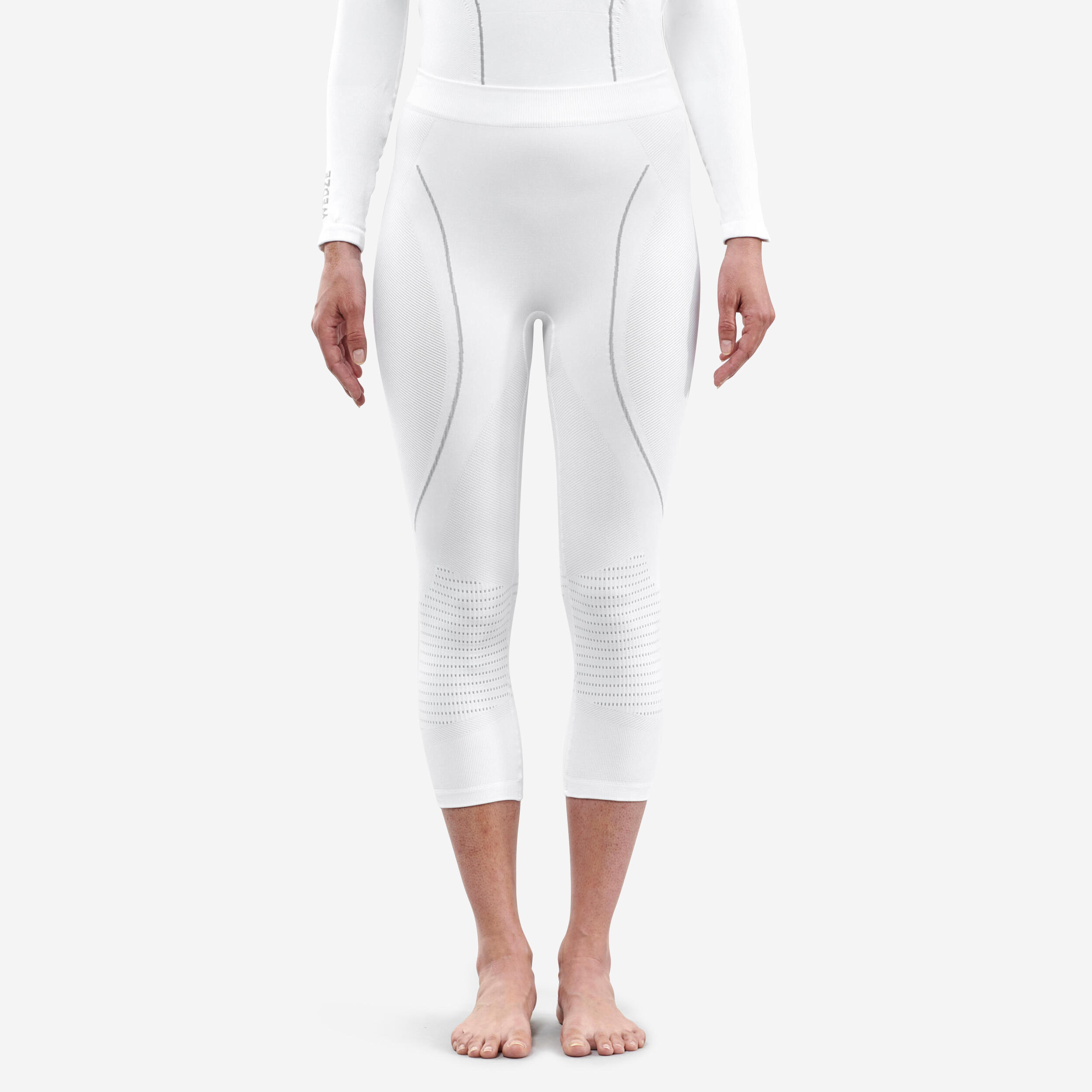 Womenâs Warm Base Layer Bottoms - BL 980 White