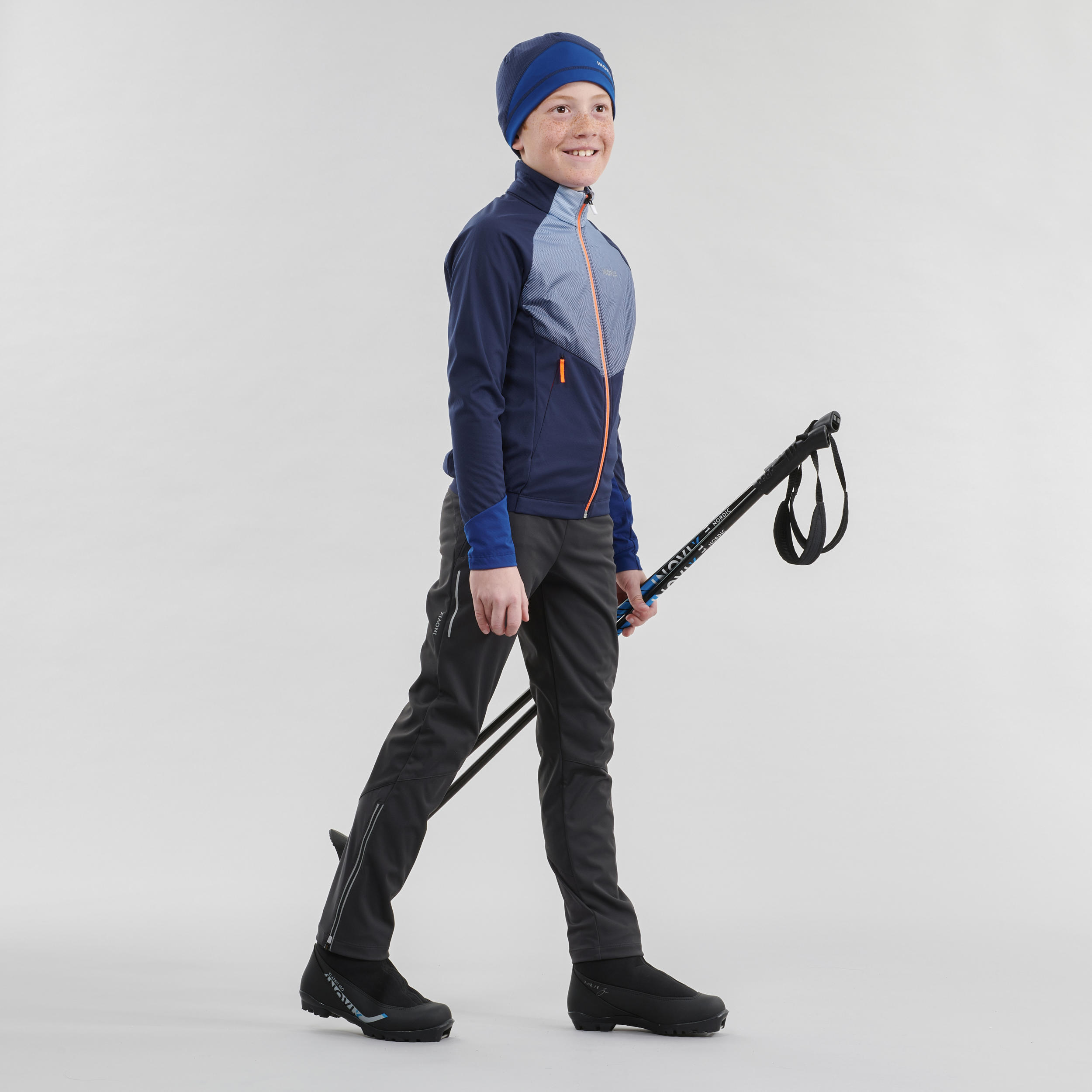 Kids Cross-Country Ski Pants XC S Pant 500 - Black