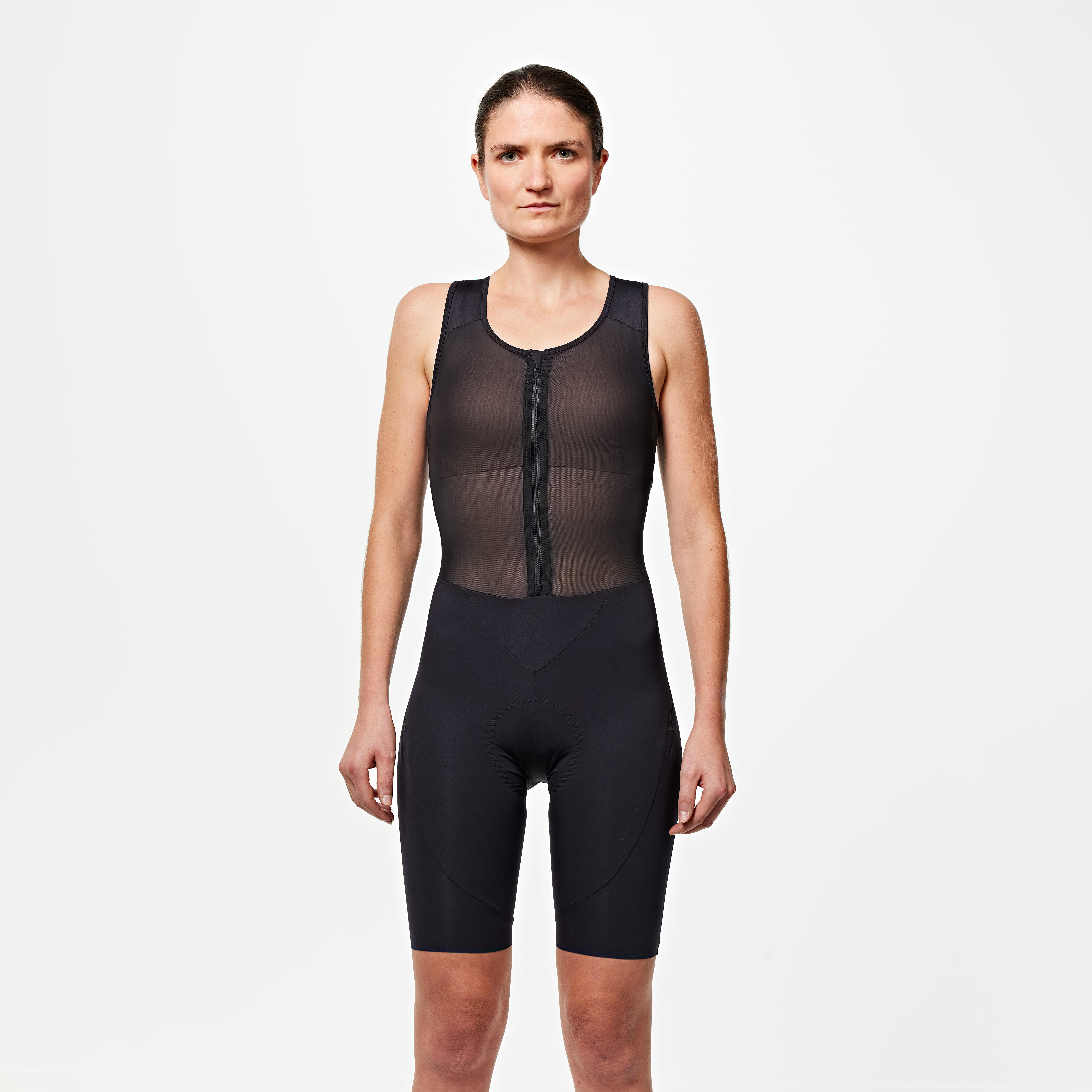 Women's Biking Bib Shorts - Black