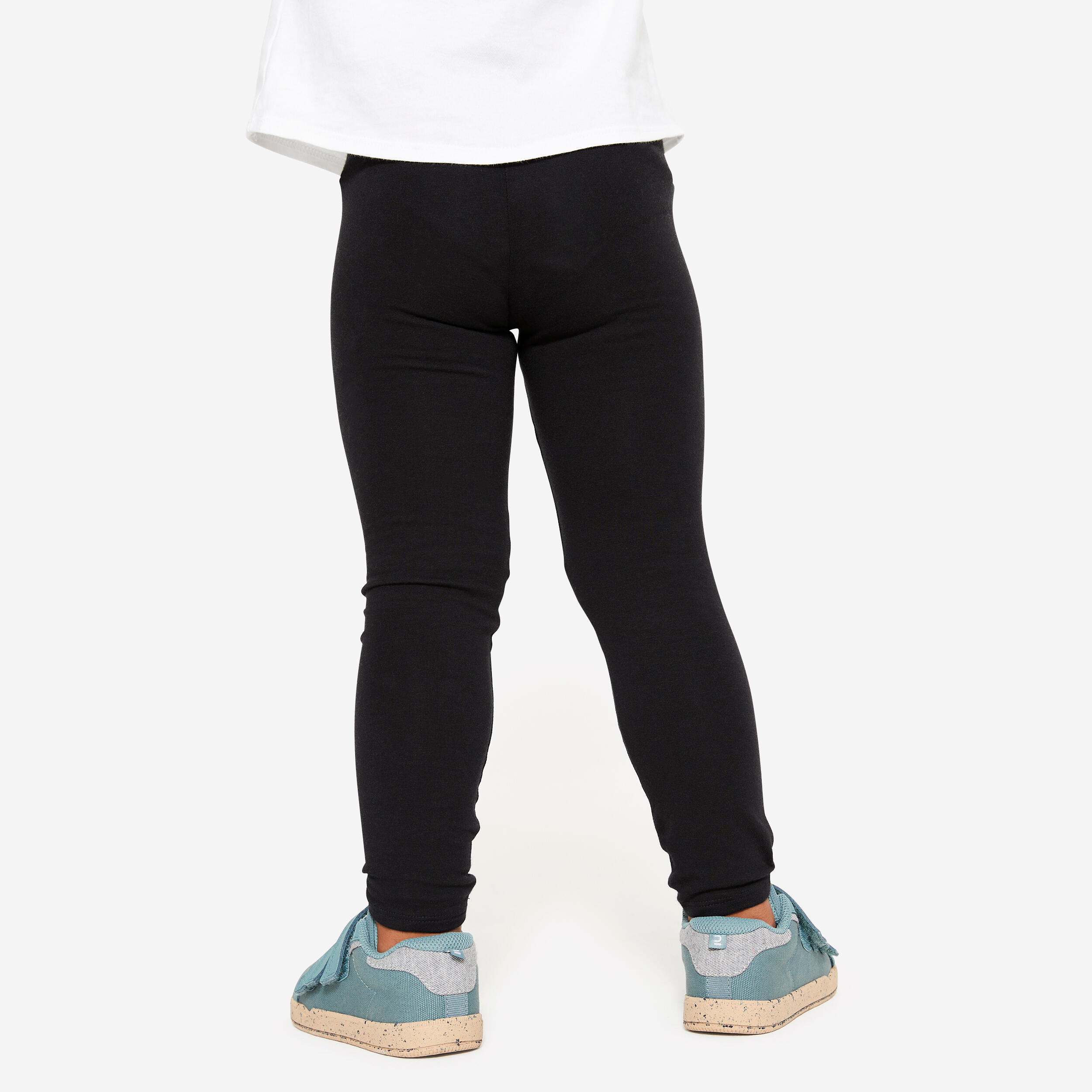 Kids’ Cotton Leggings – Basic Black