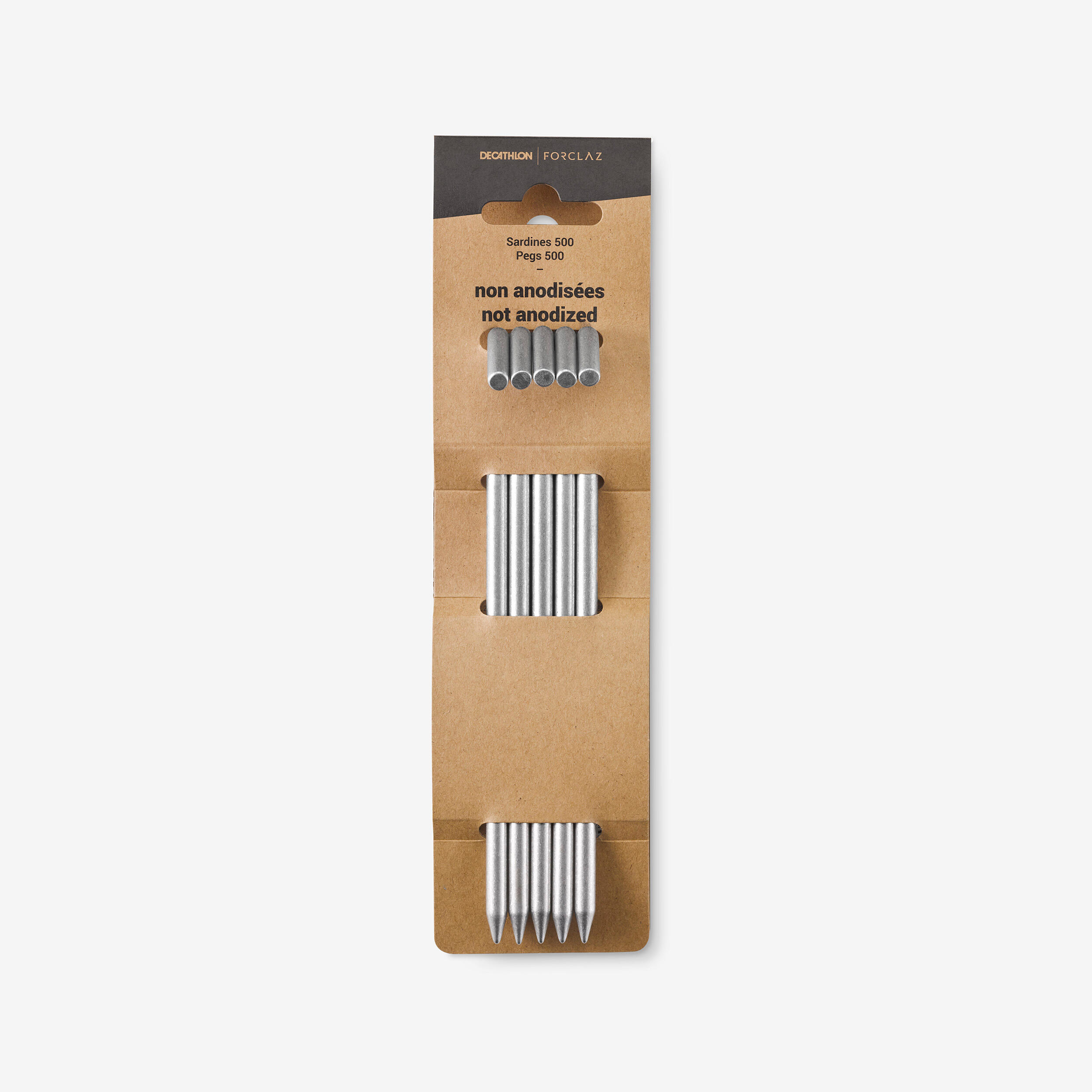 Non-Anodized Hiking Aluminum Tent Pegs - MT 500