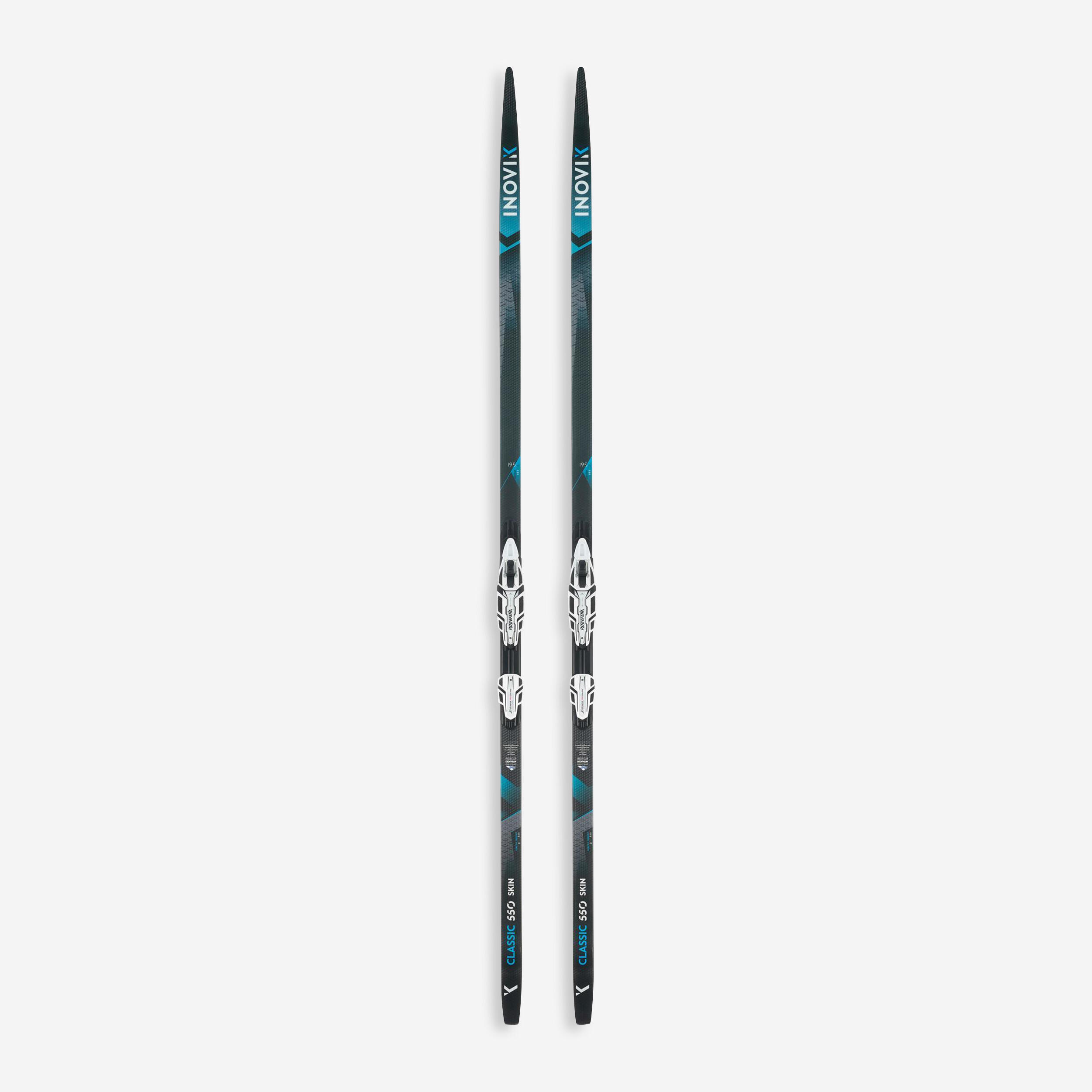 Cross-Country Skis with Skins & Bindings - 550