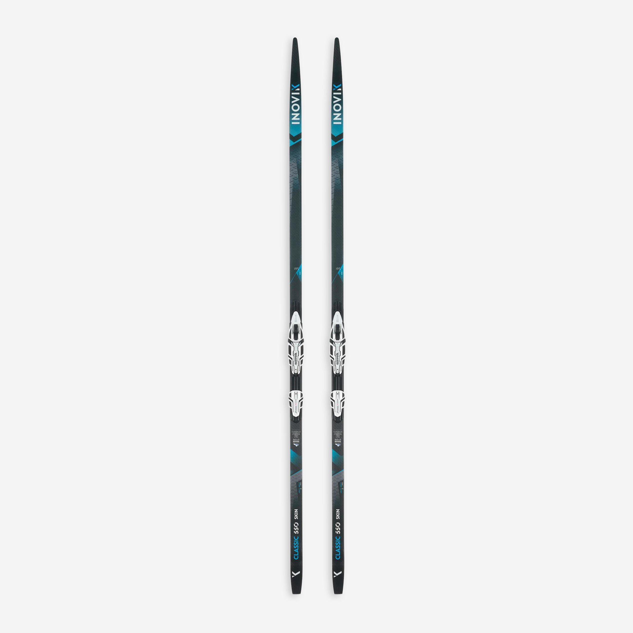 Cross-Country Skis with Skins & Bindings - 550