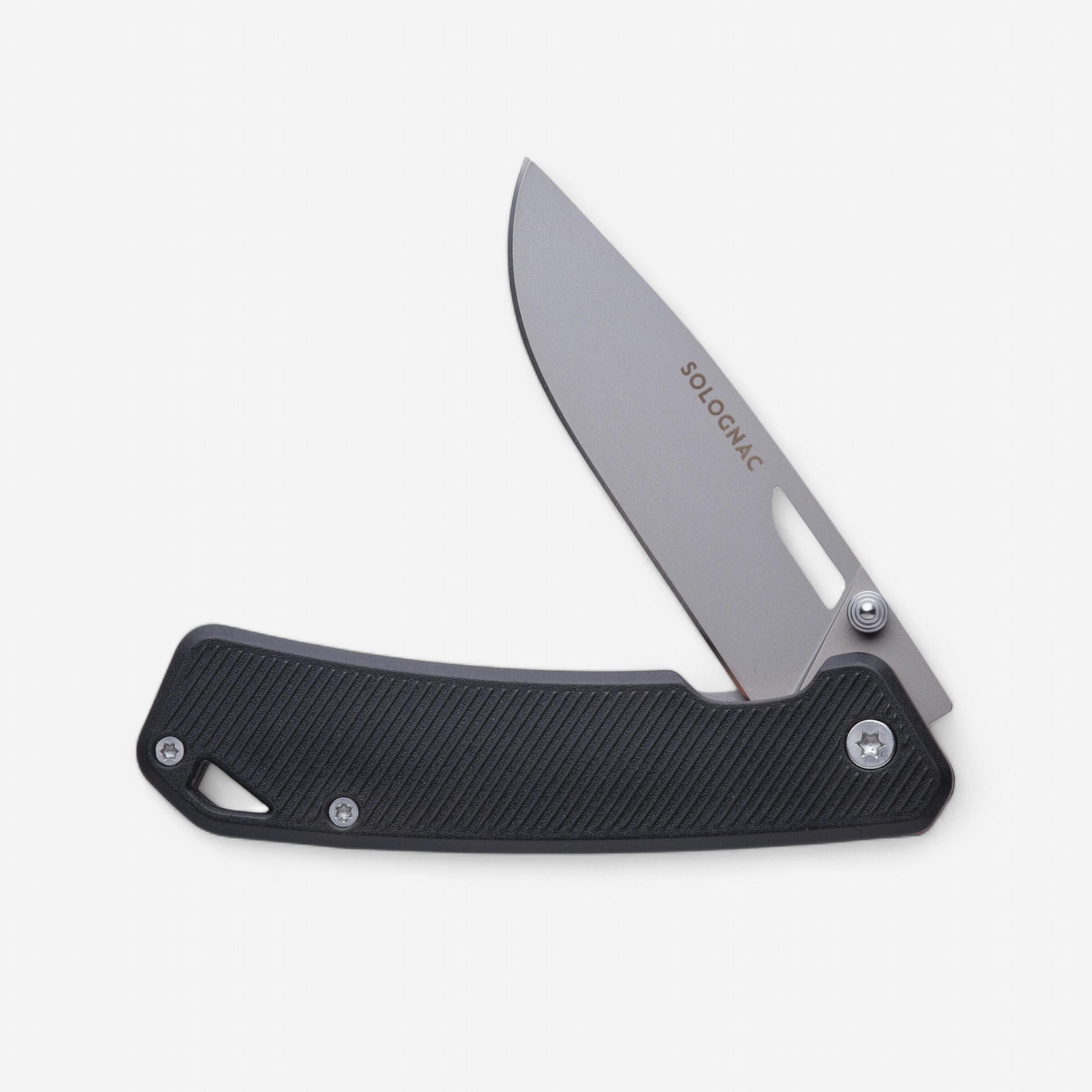 Hunting Axis 75 folding knife V2 black grip