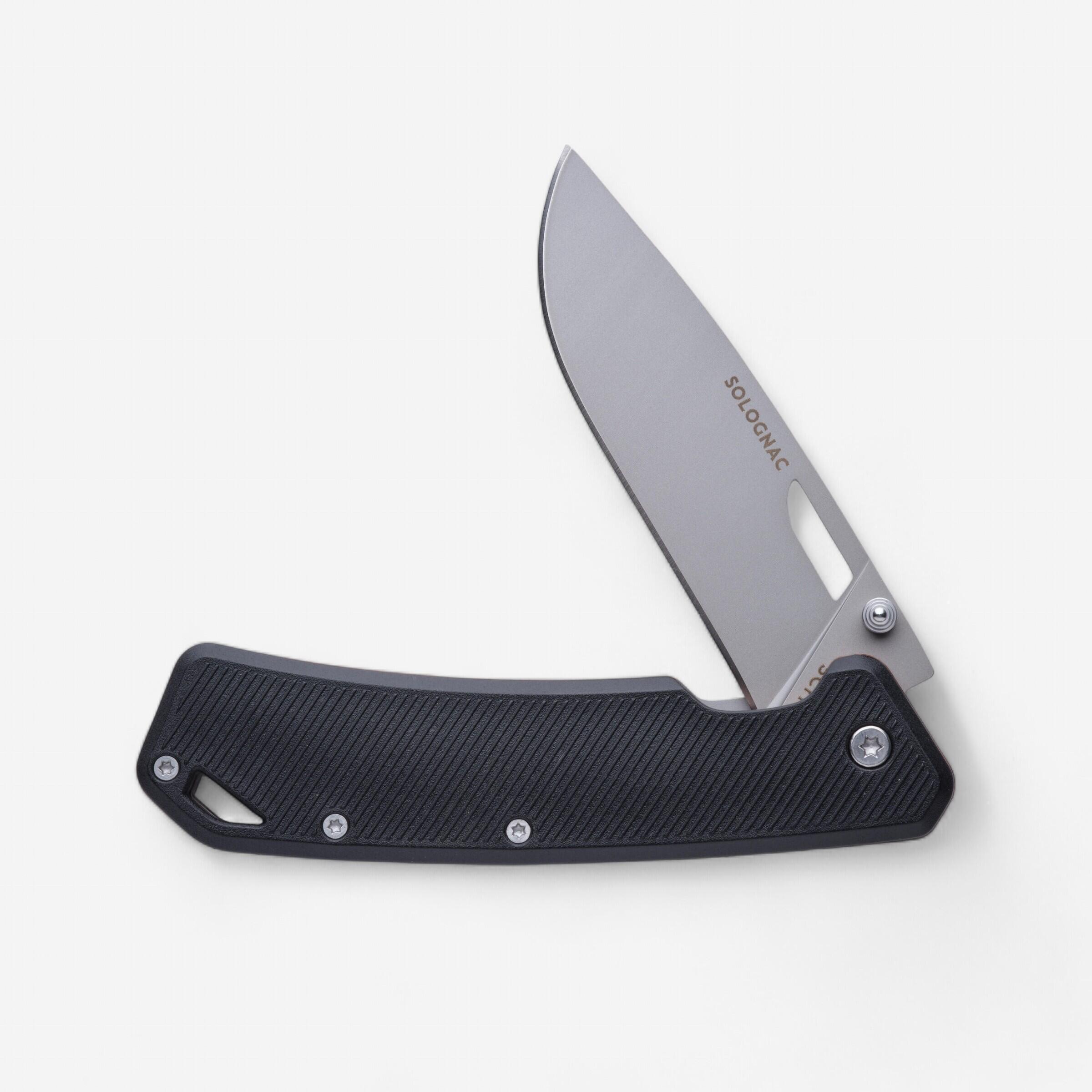 Hunting Axis 85 folding knife V2 black grip