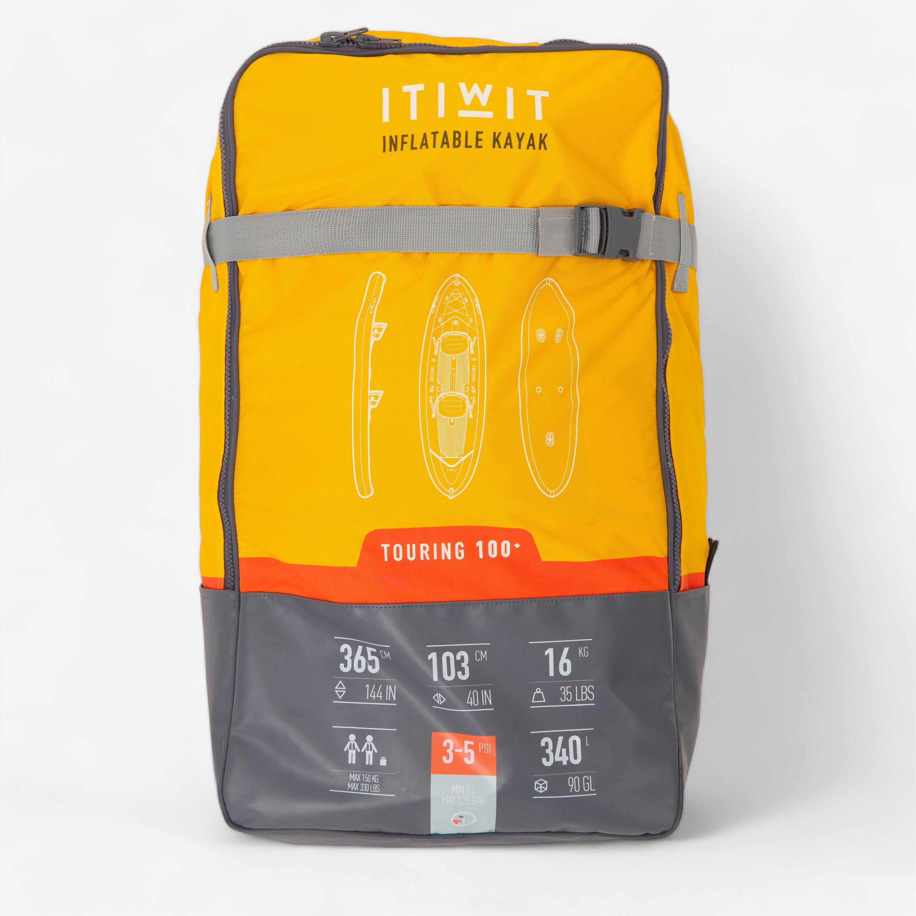 X100 2-person inflatable kayak bag 