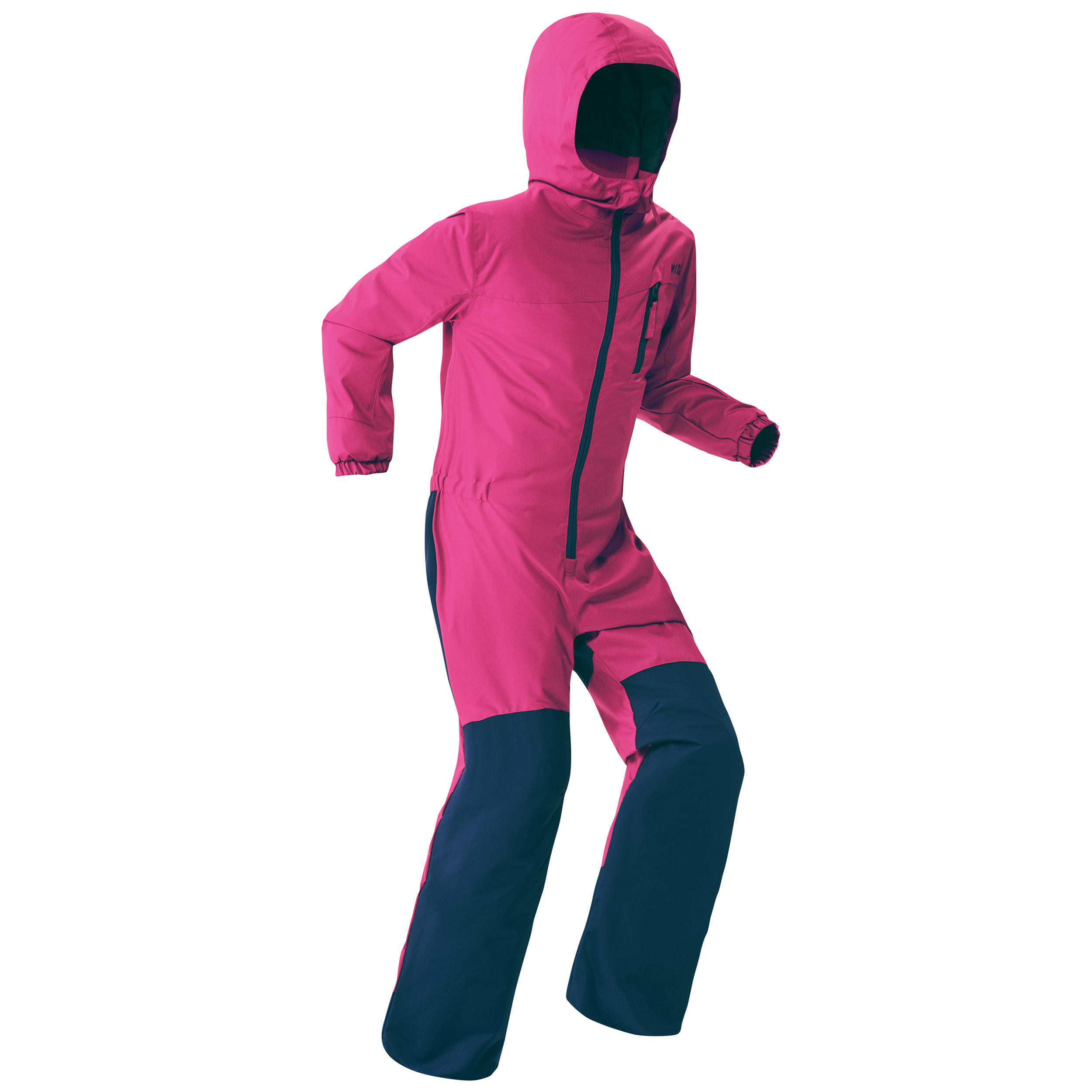 Kidsâ Snowsuit - 100 Pink/Navy Blue