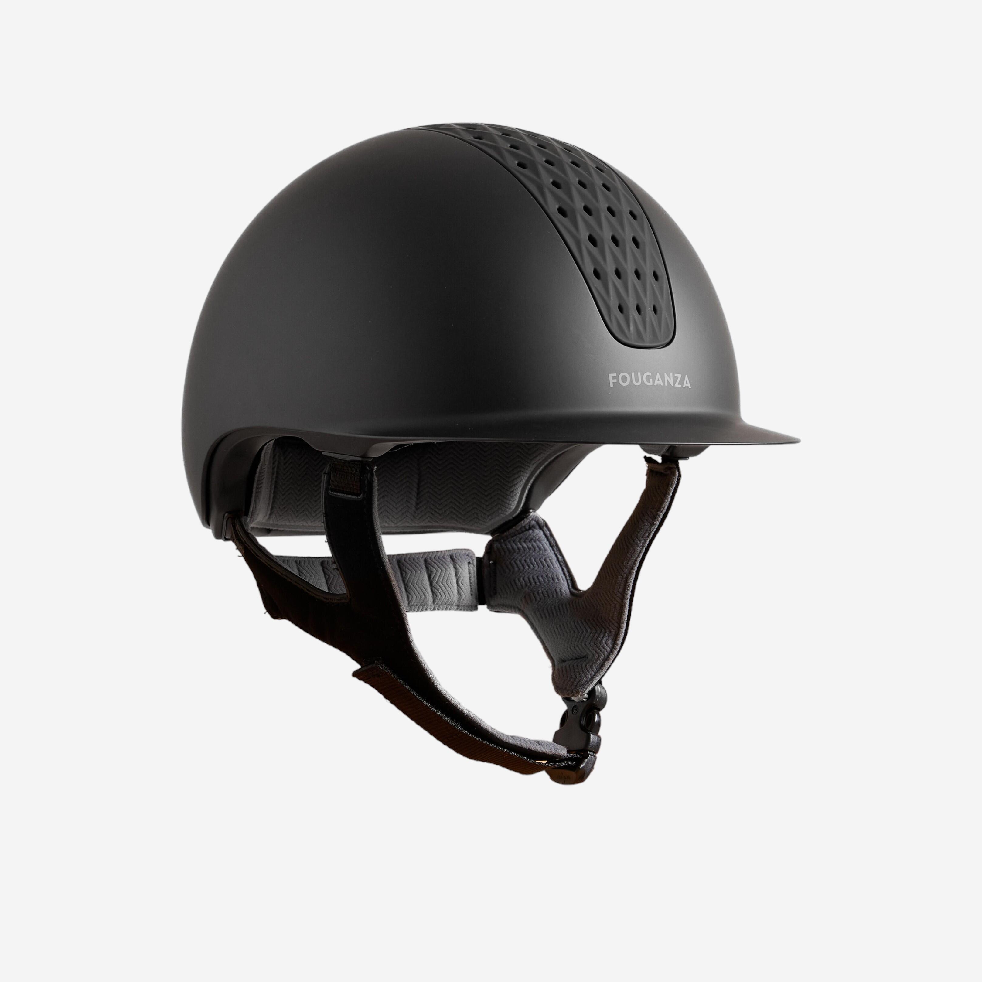 Adults'/Kids' Horse Riding Helmet 520 - Matte Black