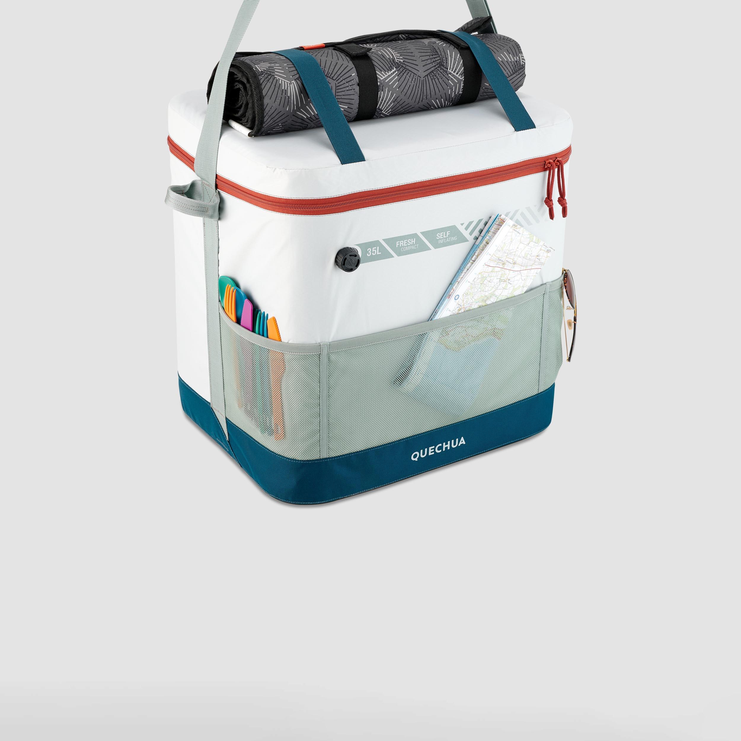 Camping Self-Inflating Cooler 35 L - Compact Fresh