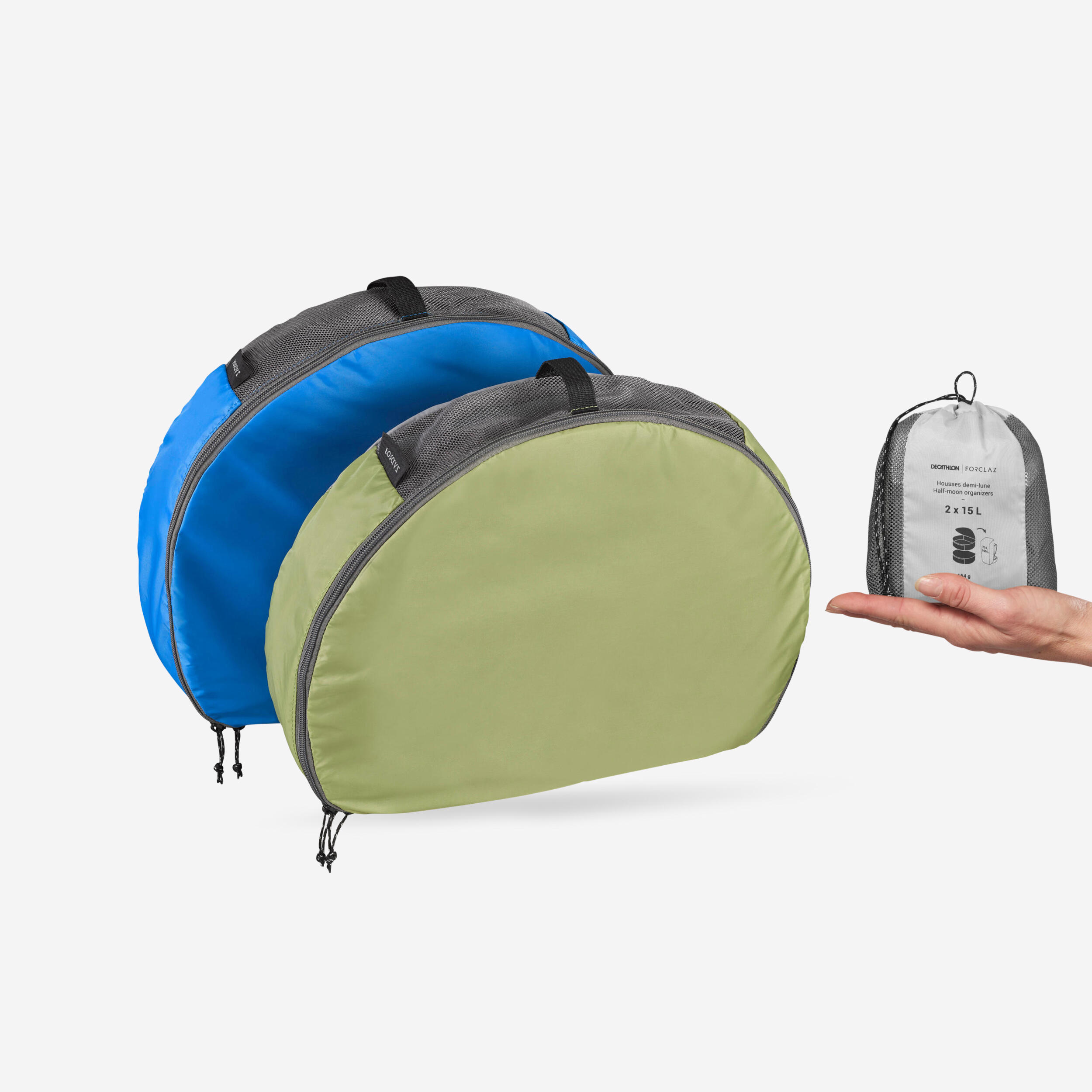 Half-Moon 15 L Storage Bags 2-Pack