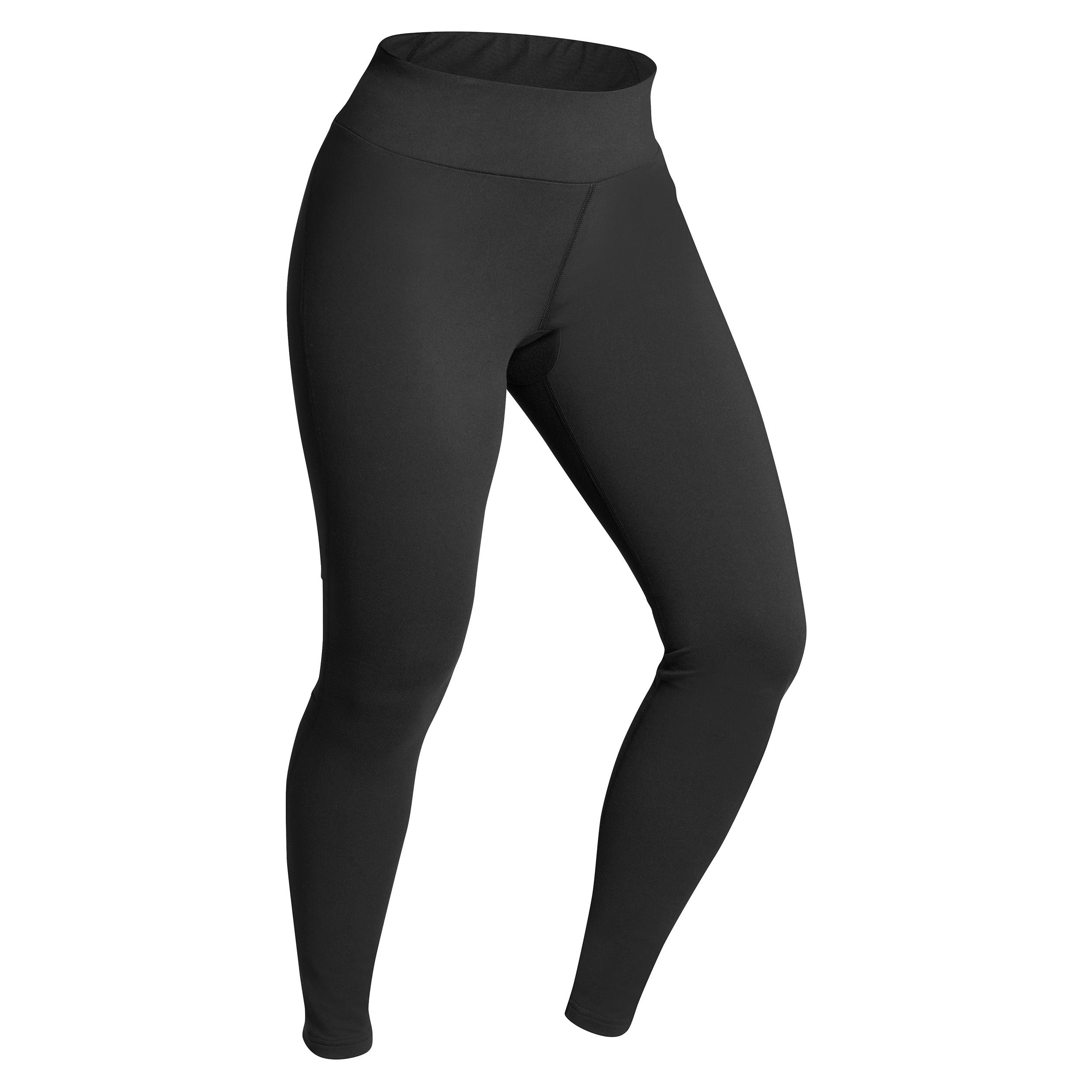 Women's Ski Base Layer Bottoms - BL 500 Black 