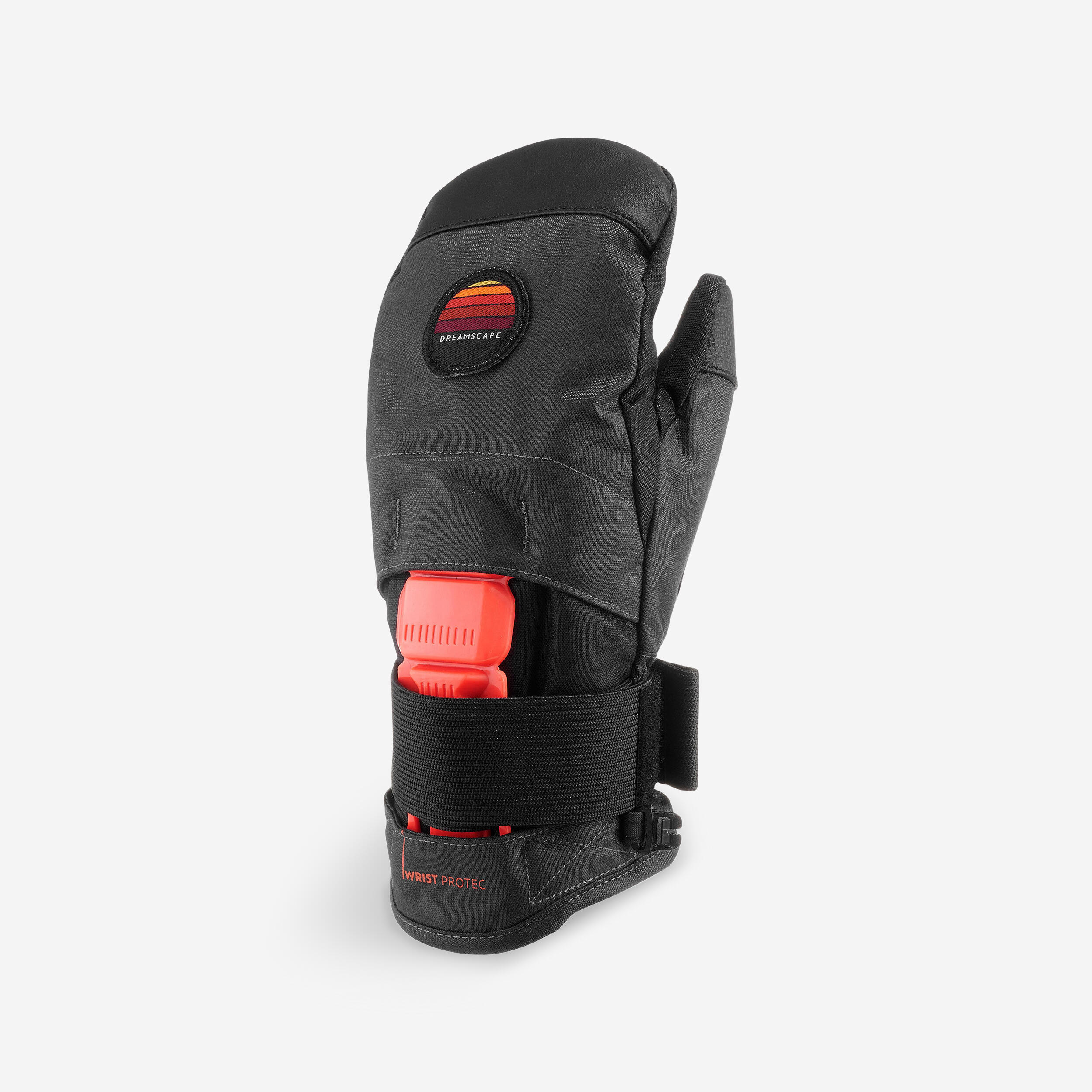 Kidsâ Snowboard Protective Mittens â 500