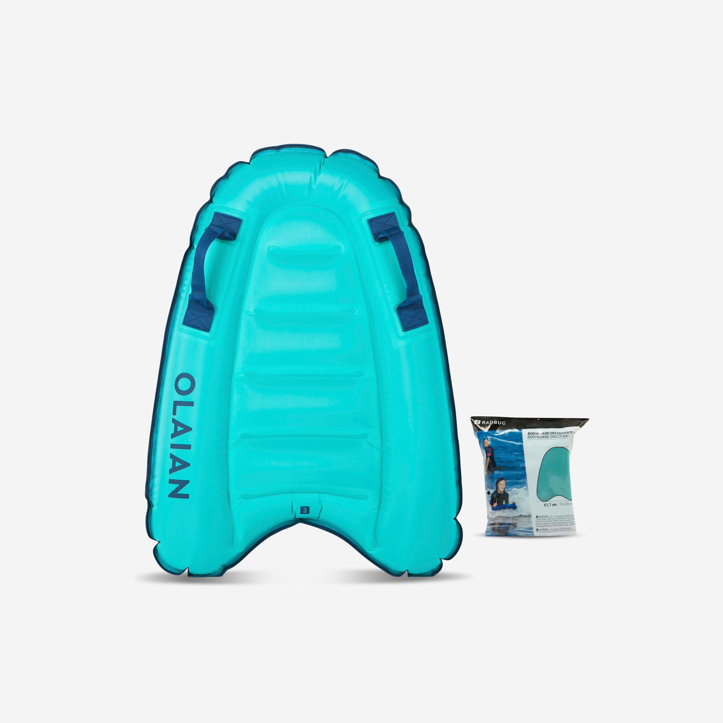 Kidsâ Inflatable Bodyboard - Blue