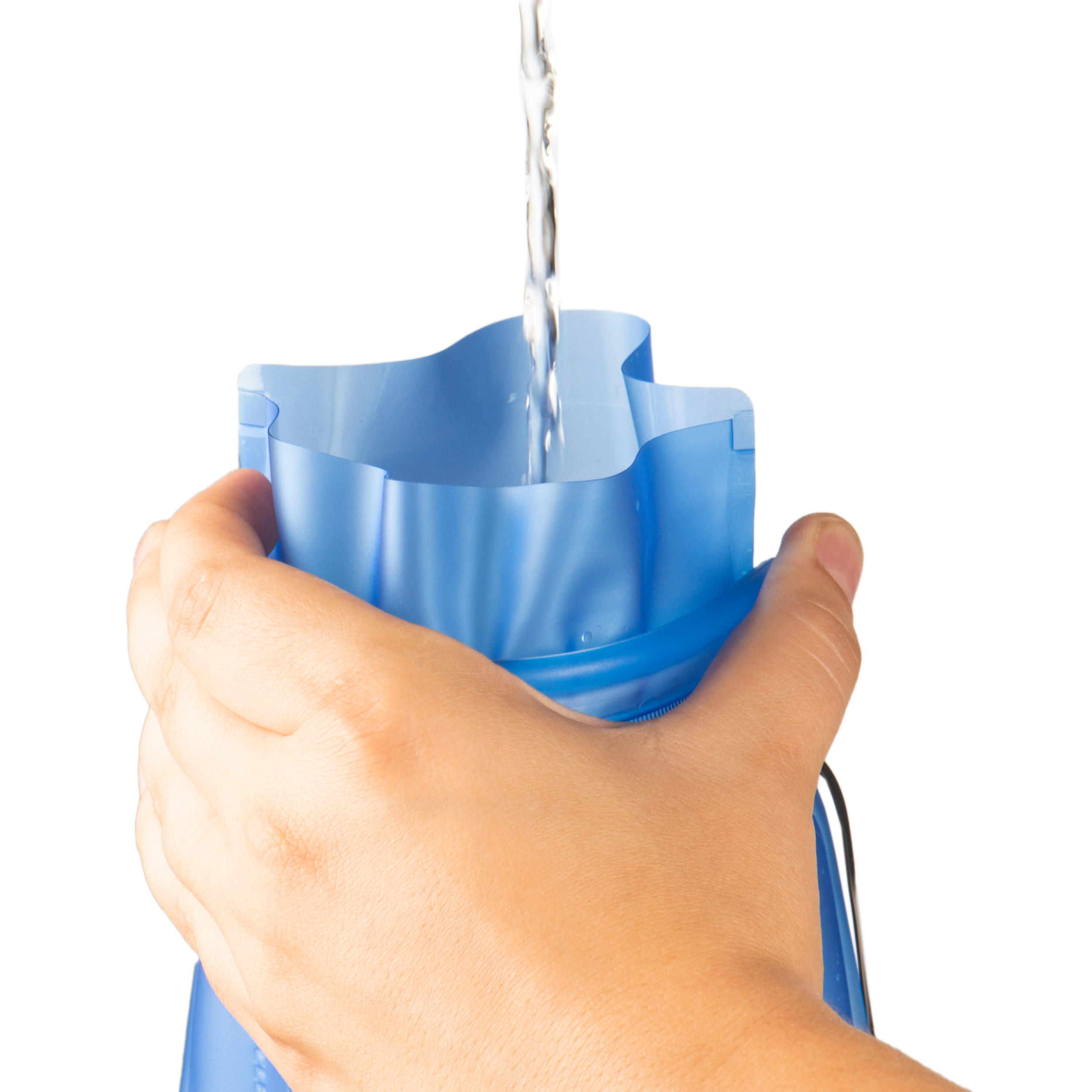 1 L MTB Hydration Bladder - Blue/Clear