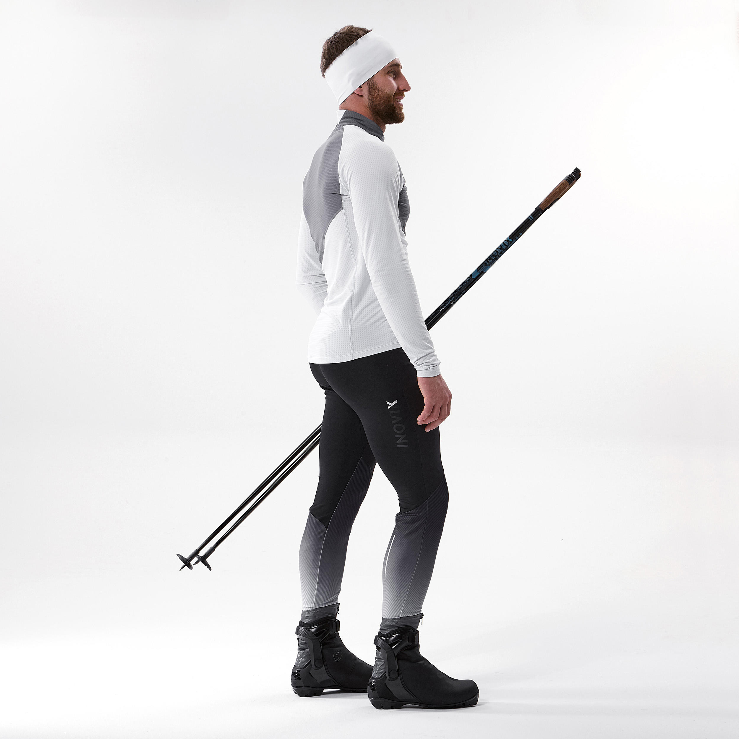 Men's Cross-Country Ski Leggings - XC S 500 Black