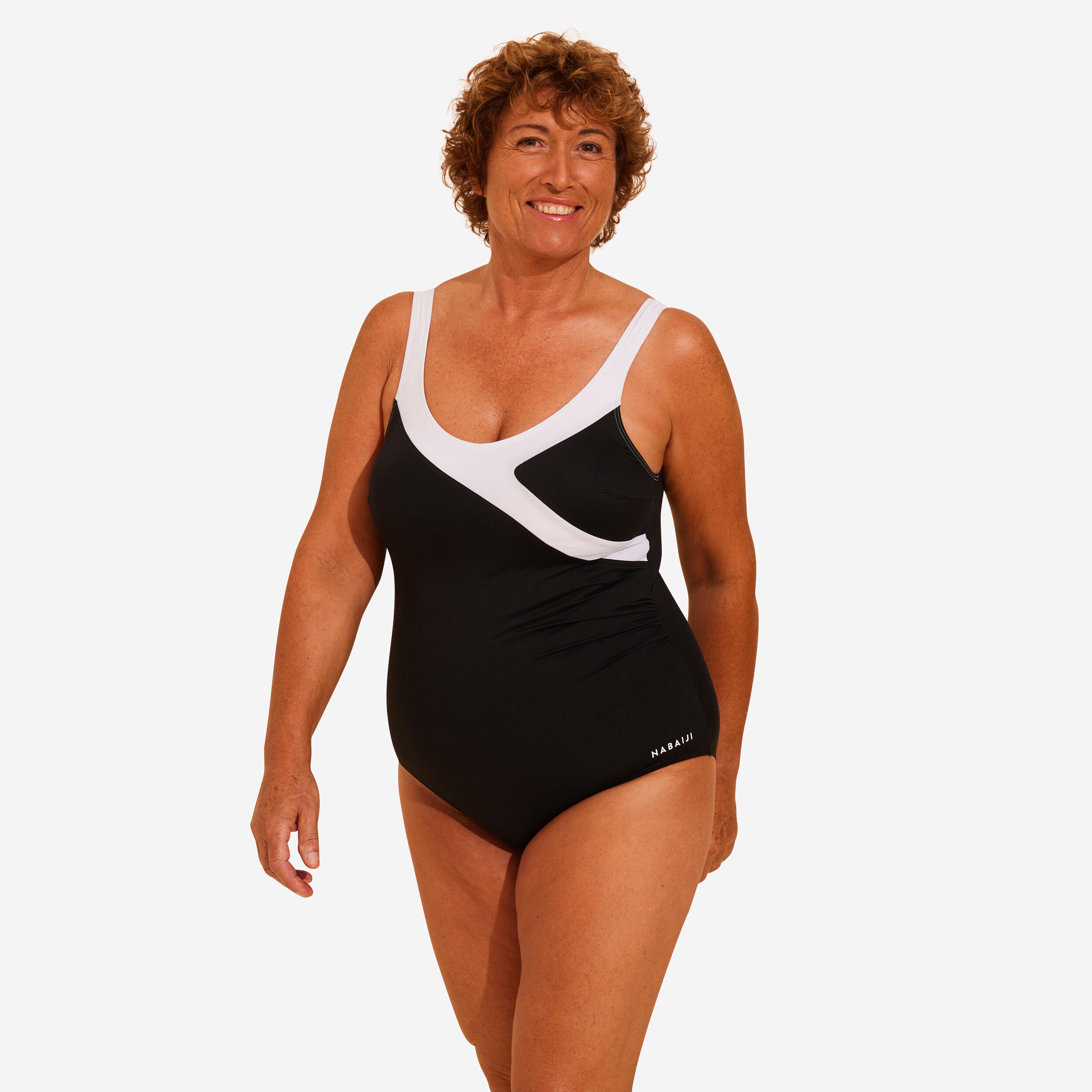 Women's 1-Piece Aquafitness Swimsuit - Karli Black